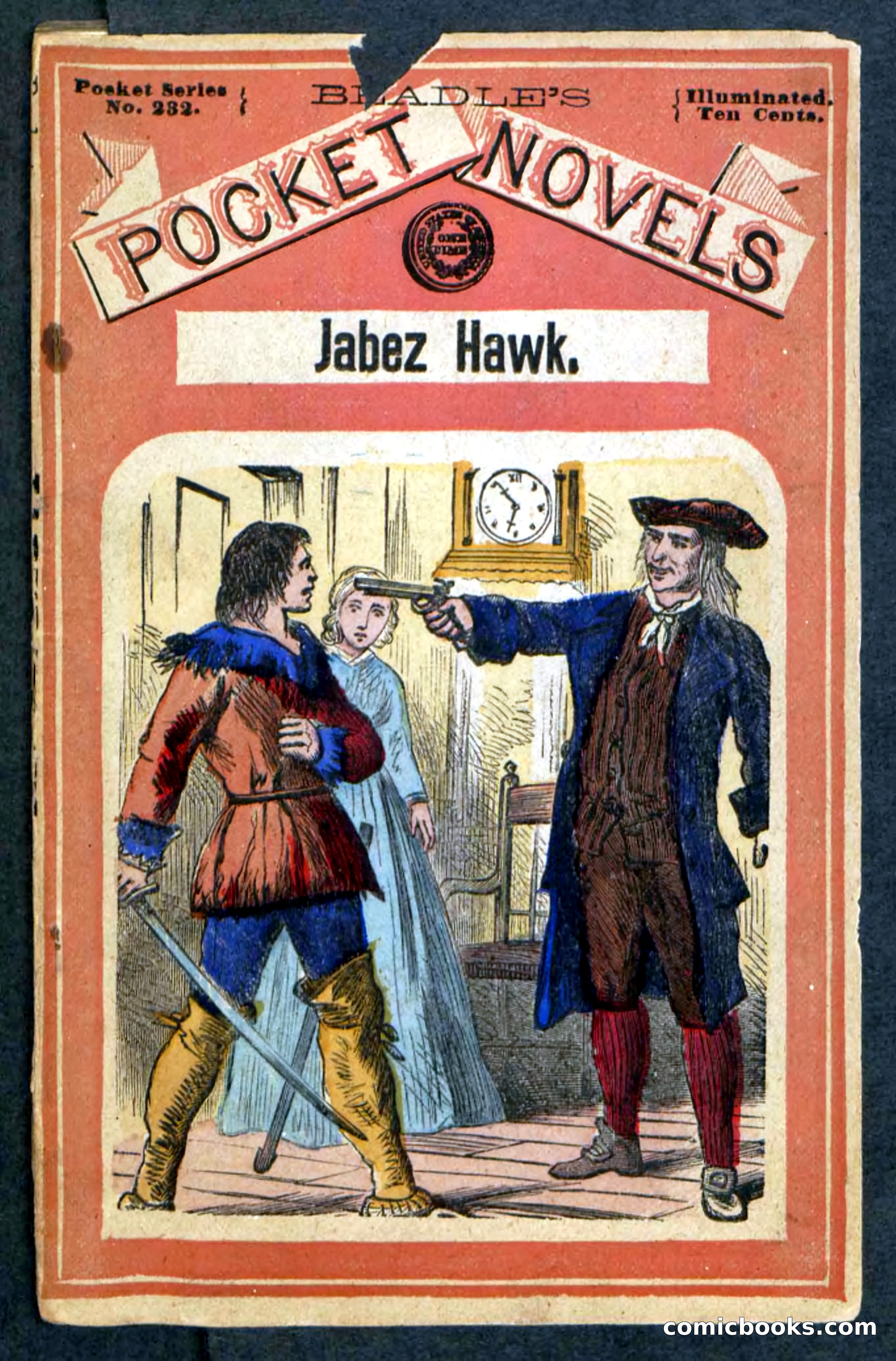 Beadle's Pocket Novels No. 232: Jabez Hawk — page 1 of 100