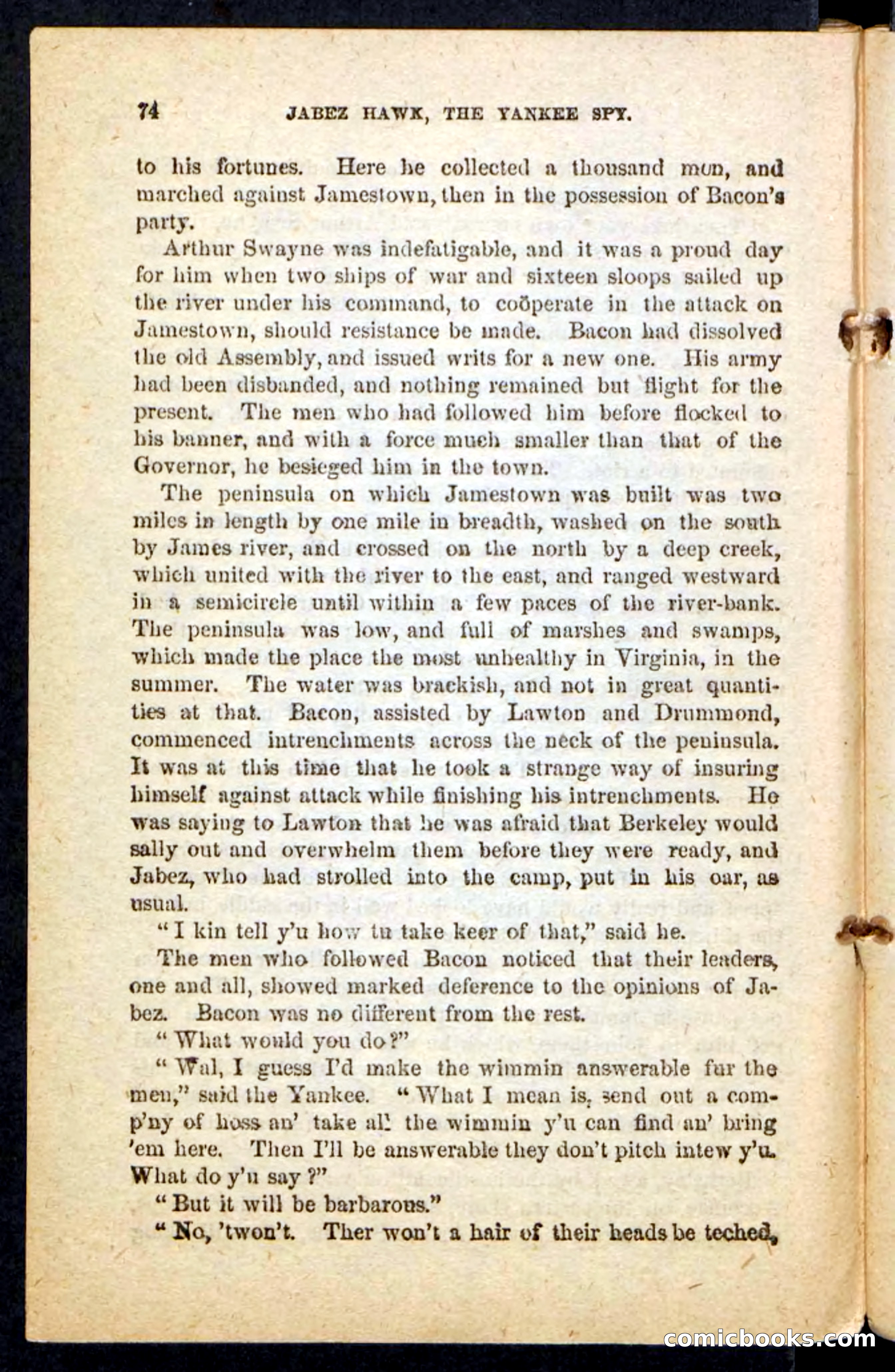 Beadle's Pocket Novels No. 232: Jabez Hawk — page 70 of 100