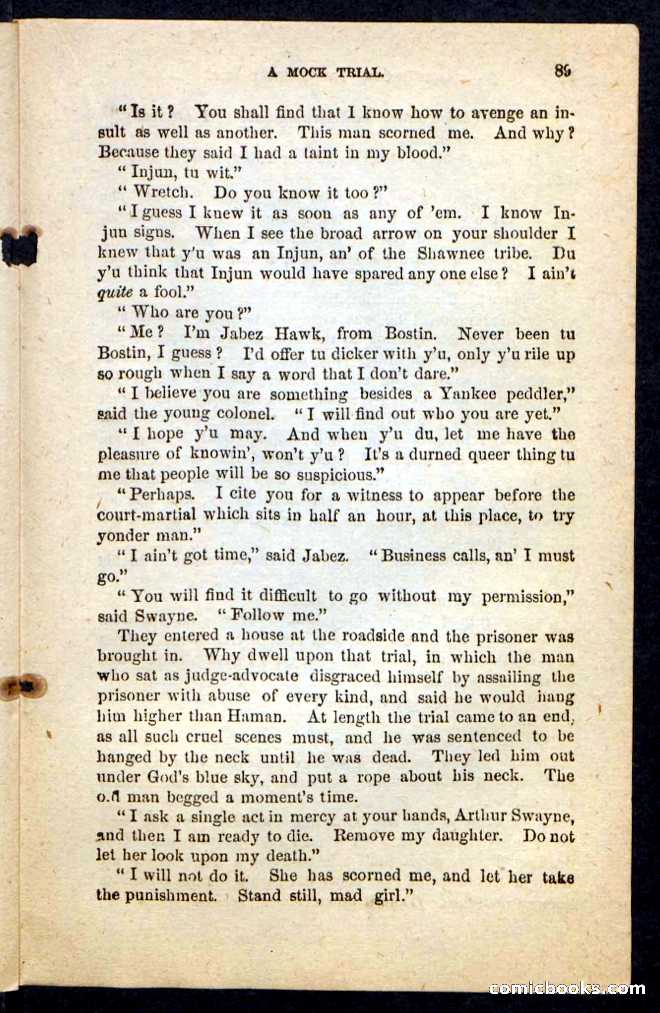 Beadle's Pocket Novels No. 232: Jabez Hawk — page 85 of 100