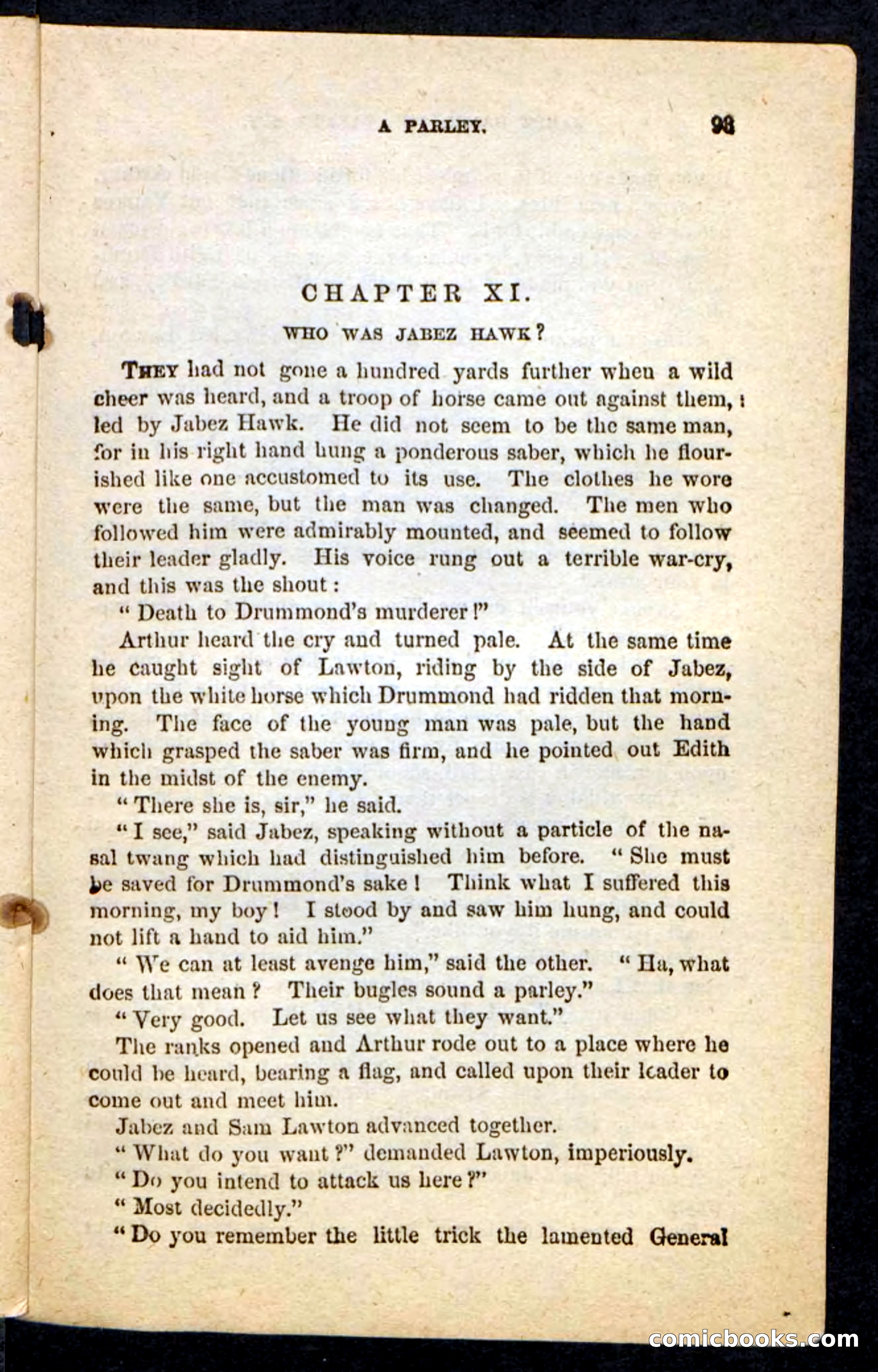 Beadle's Pocket Novels No. 232: Jabez Hawk — page 89 of 100