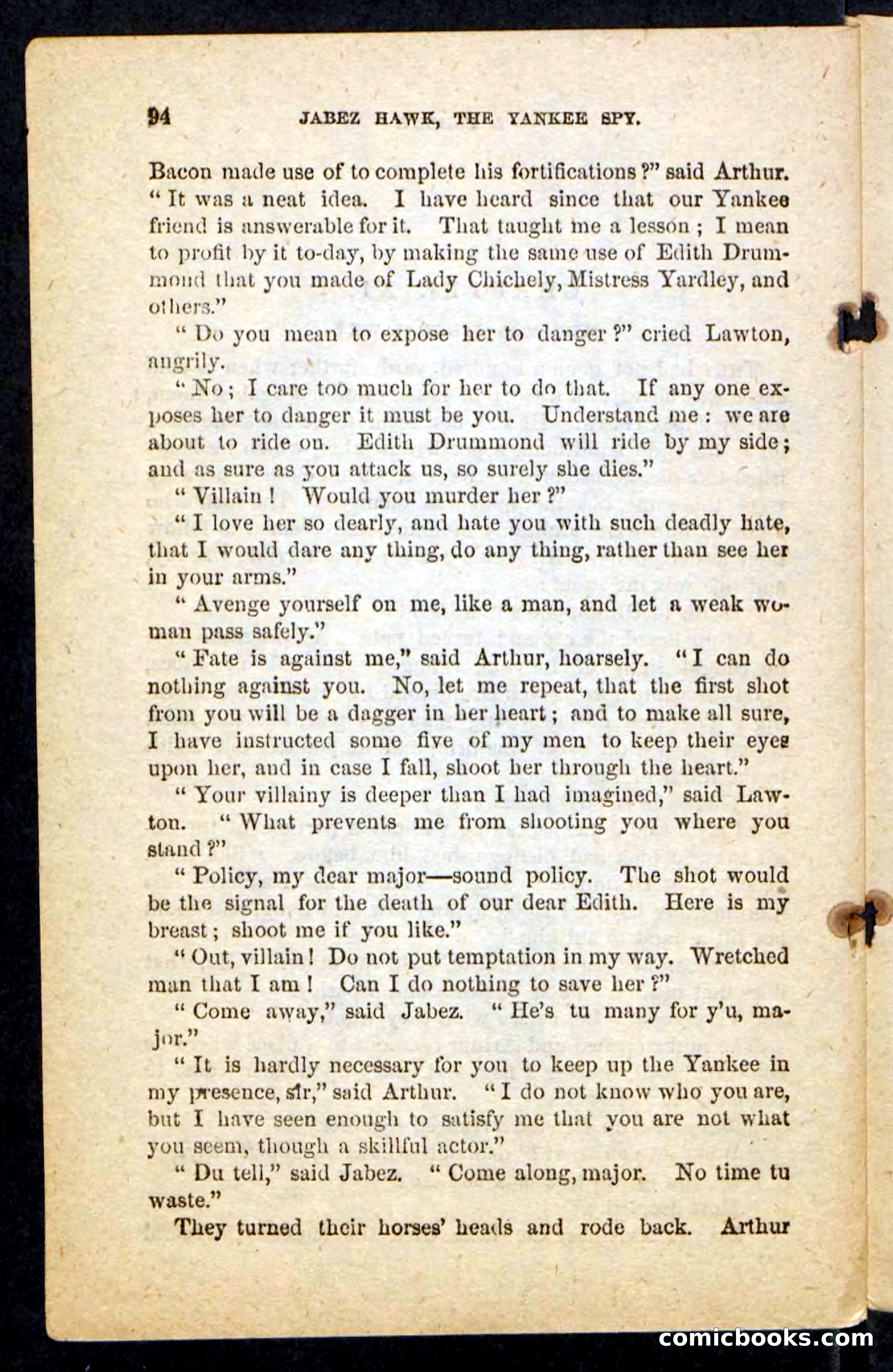 Beadle's Pocket Novels No. 232: Jabez Hawk — page 90 of 100