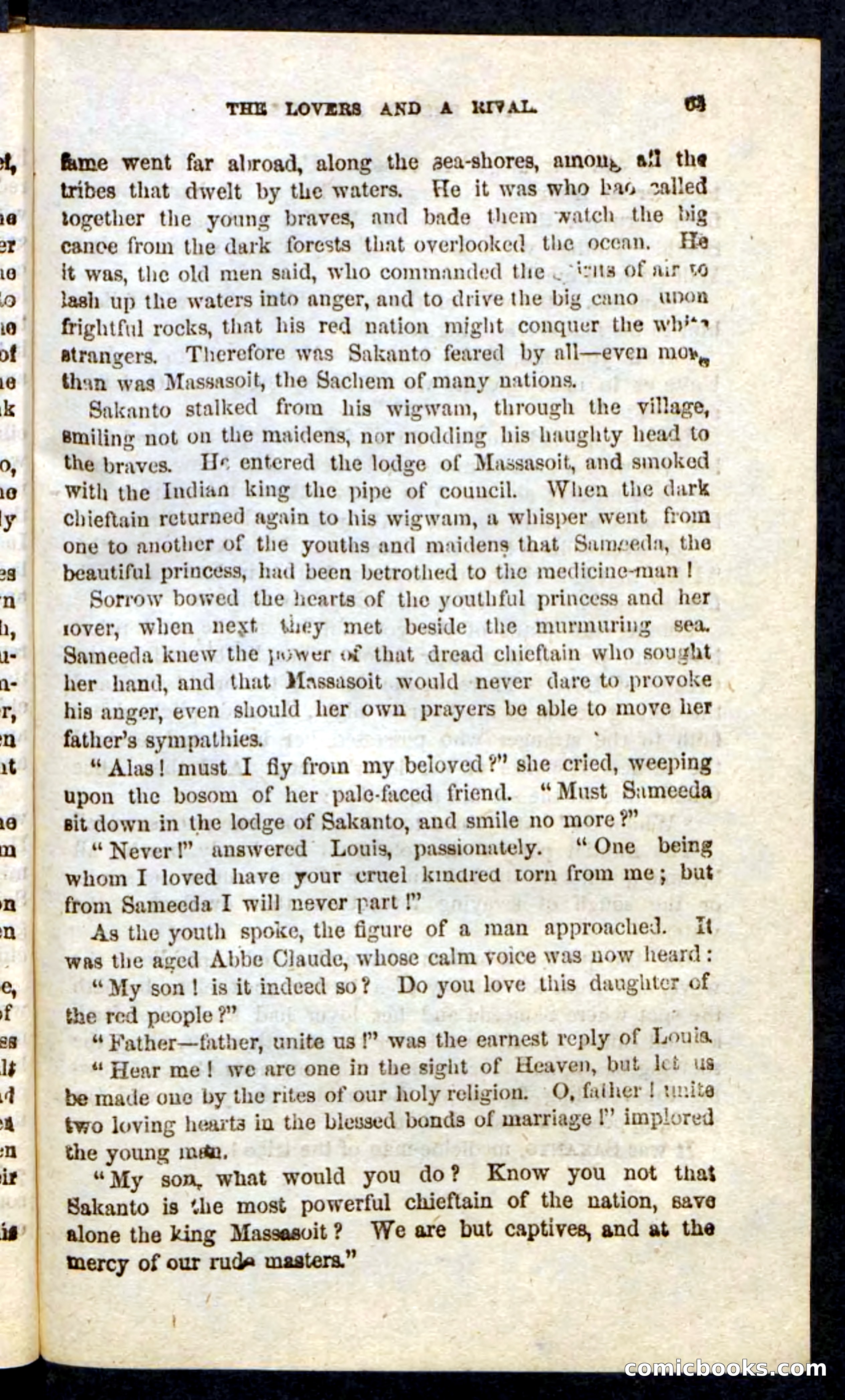 Beadle's Pocket Novels: Massasoit's Daughter — page 63 of 132
