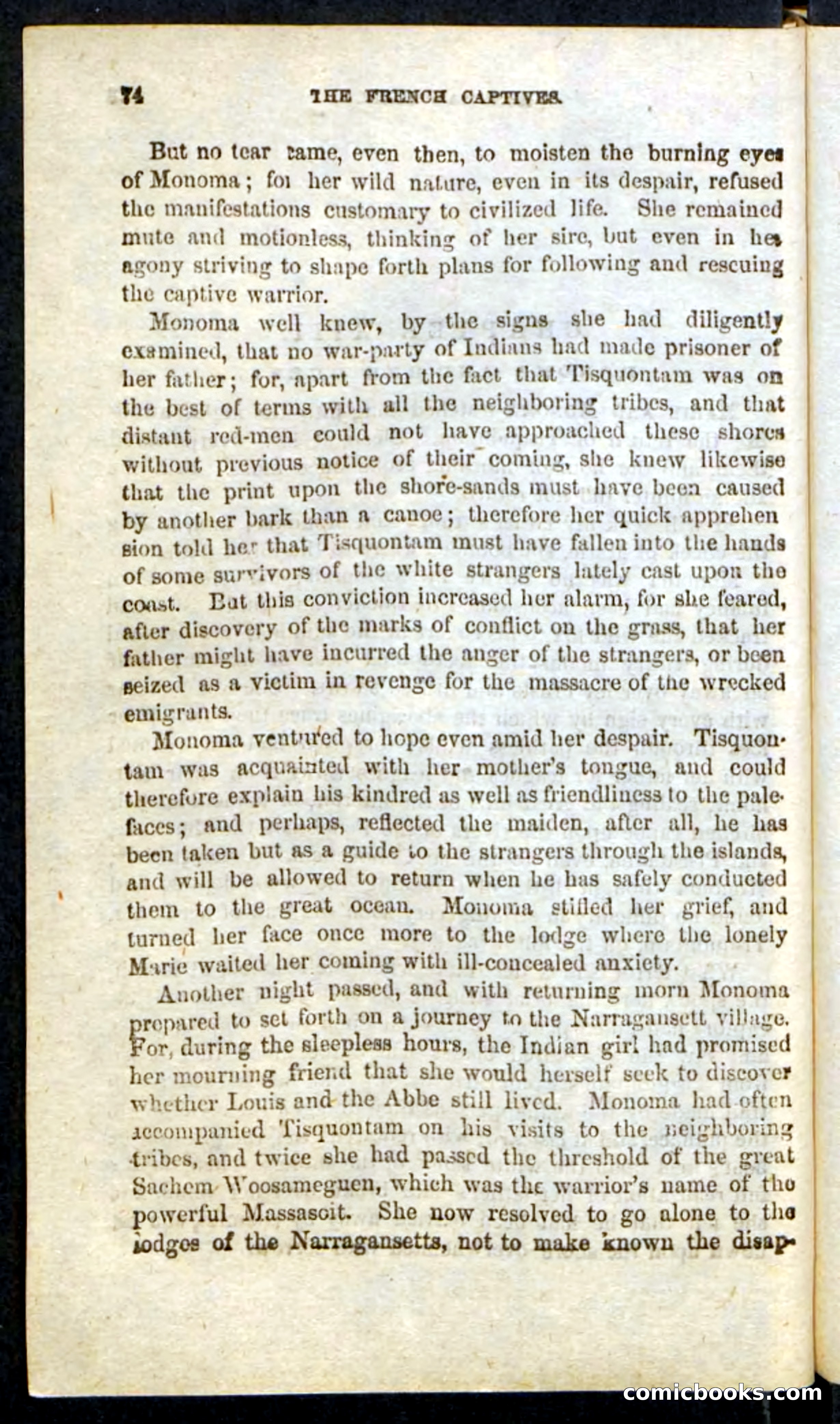 Beadle's Pocket Novels: Massasoit's Daughter — page 74 of 132