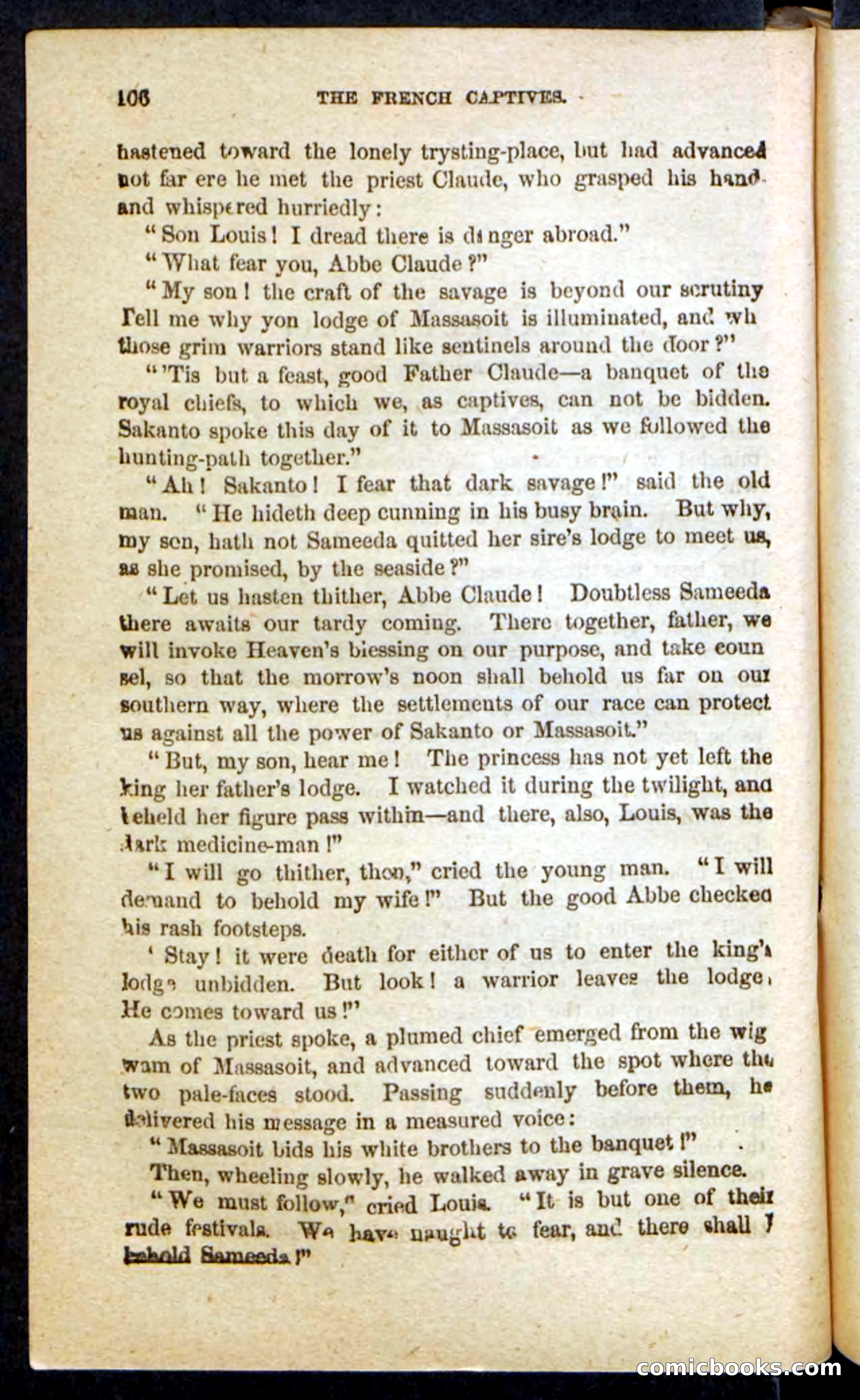 Beadle's Pocket Novels: Massasoit's Daughter — page 106 of 132