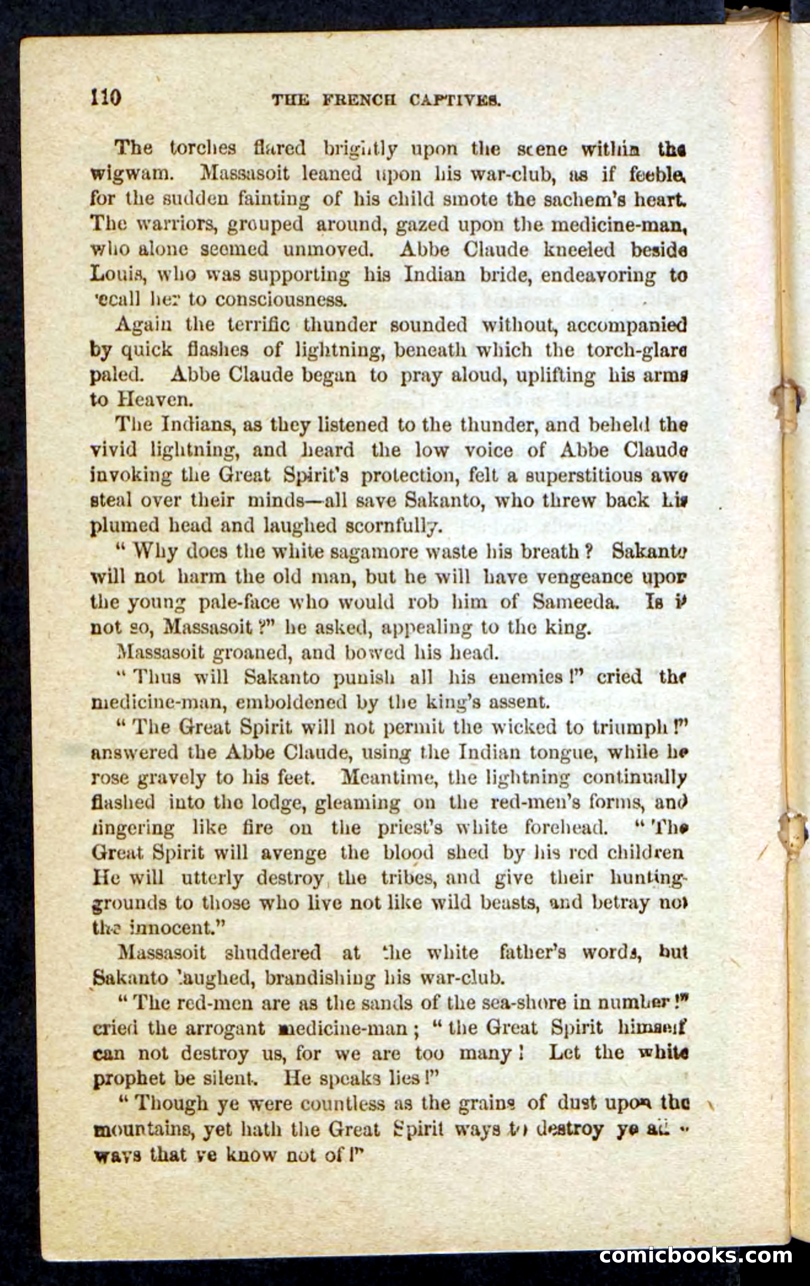 Beadle's Pocket Novels: Massasoit's Daughter — page 110 of 132