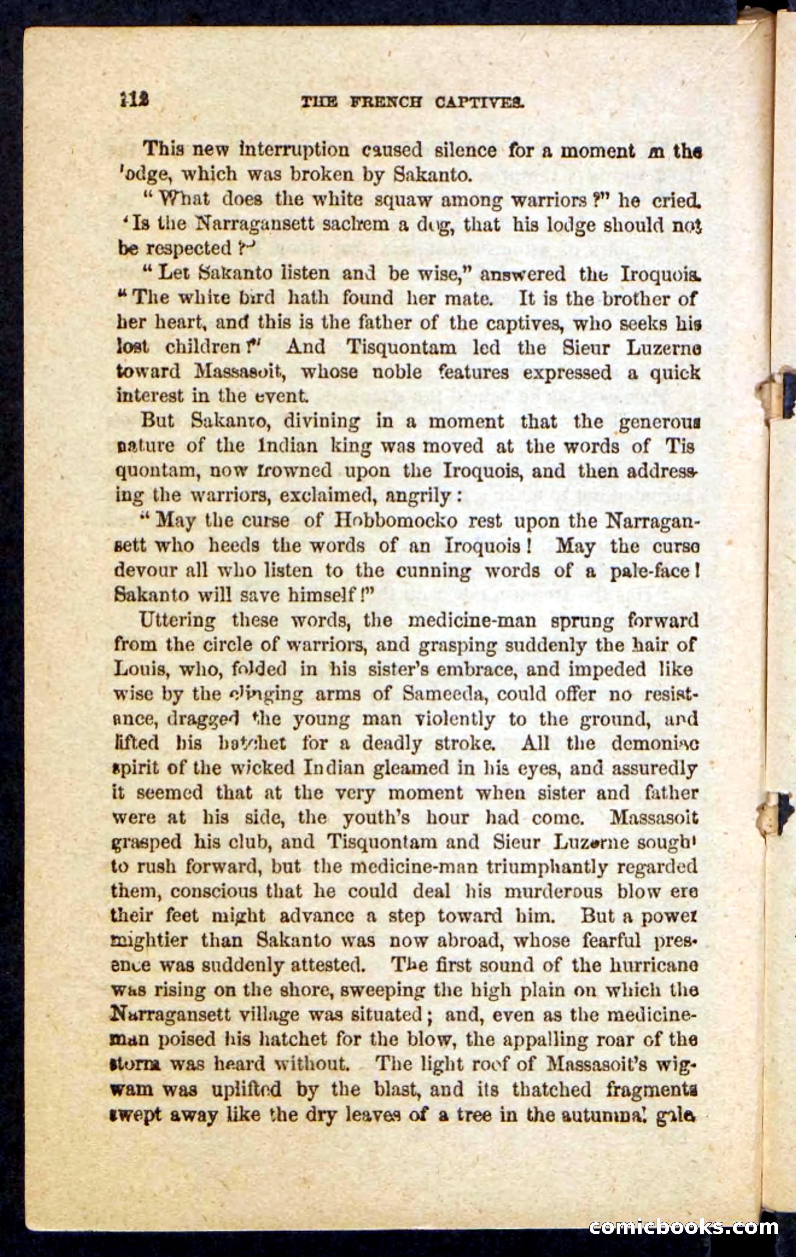 Beadle's Pocket Novels: Massasoit's Daughter — page 112 of 132