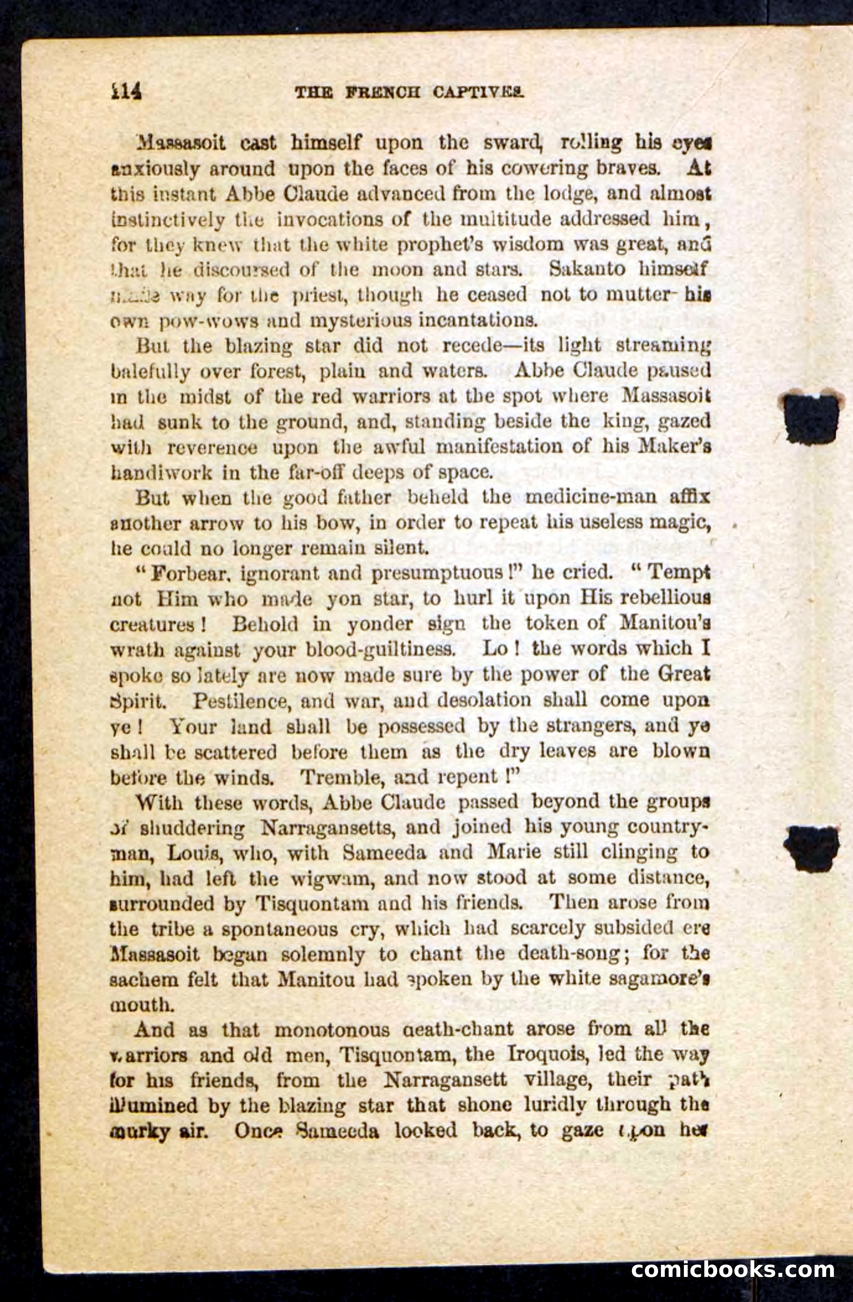 Beadle's Pocket Novels: Massasoit's Daughter — page 114 of 132