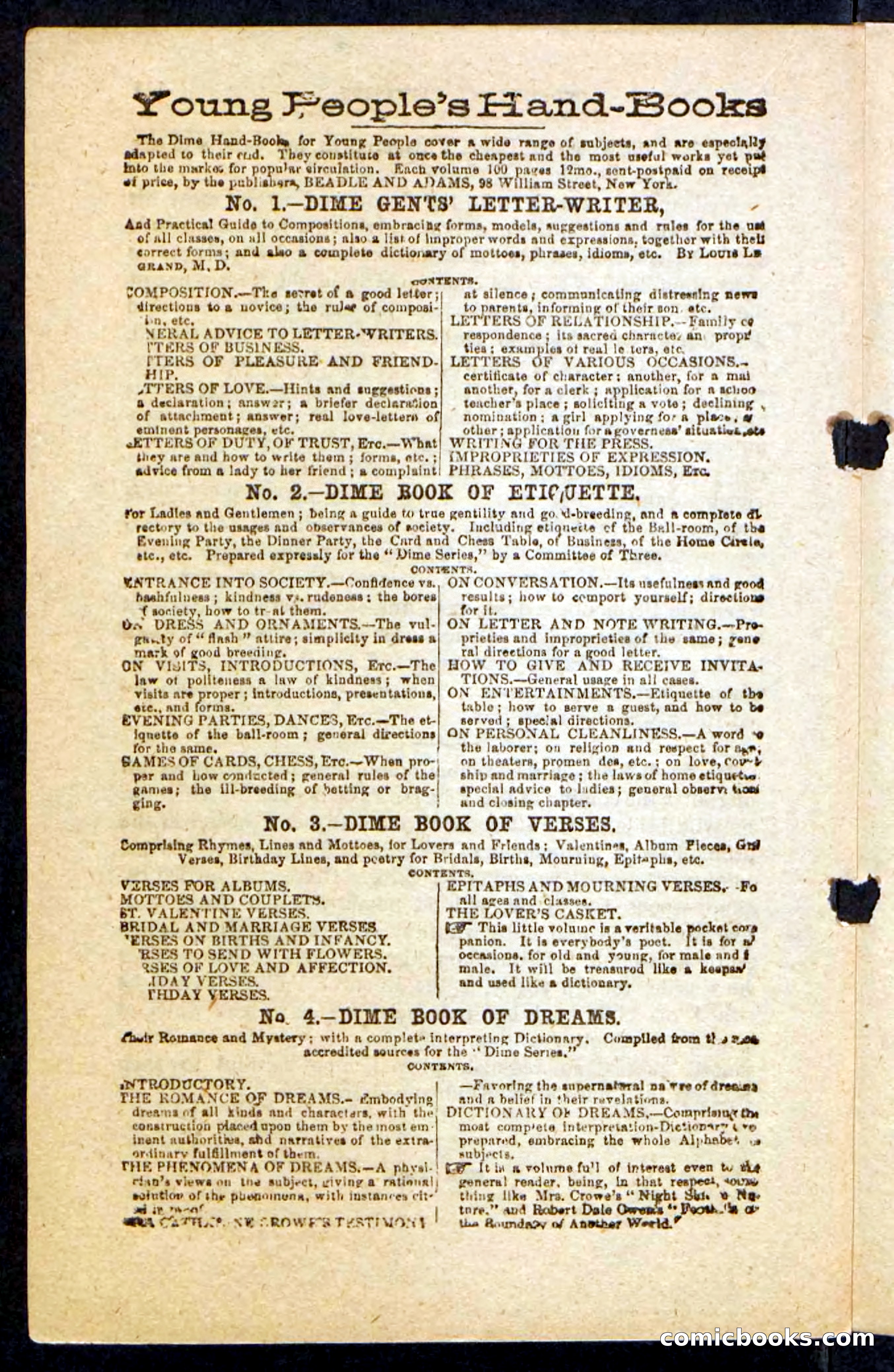 Beadle's Pocket Novels: Massasoit's Daughter — page 116 of 132