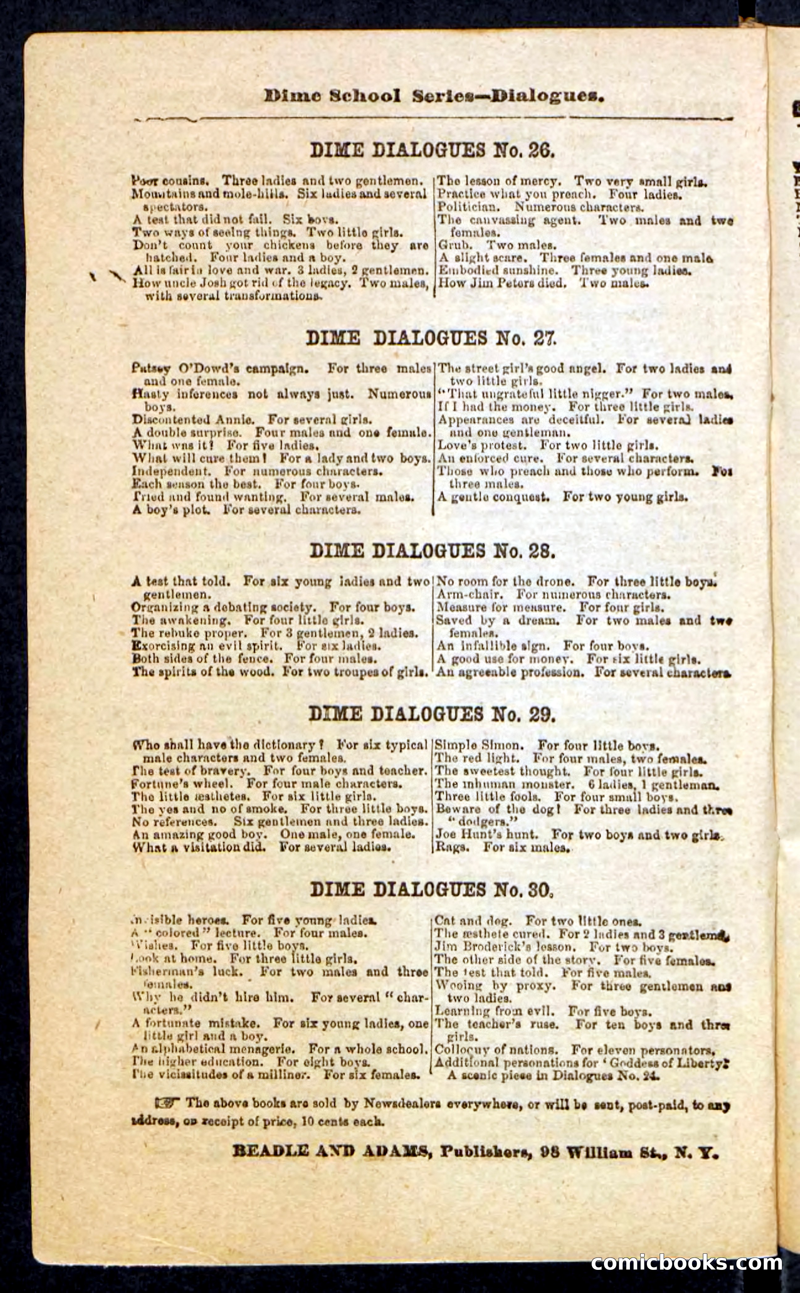 Beadle's Pocket Novels: Massasoit's Daughter — page 124 of 132
