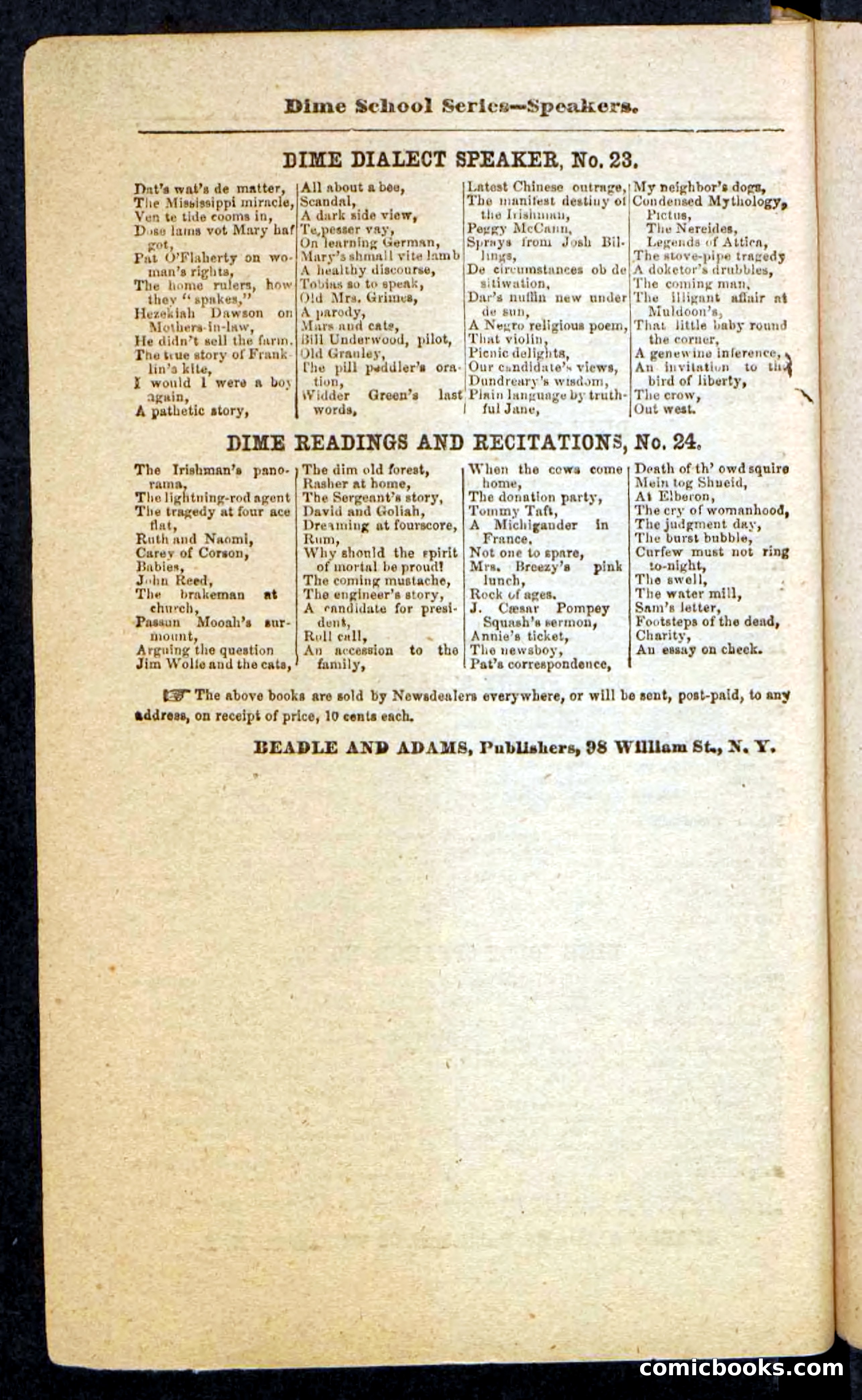 Beadle's Pocket Novels: Massasoit's Daughter — page 130 of 132