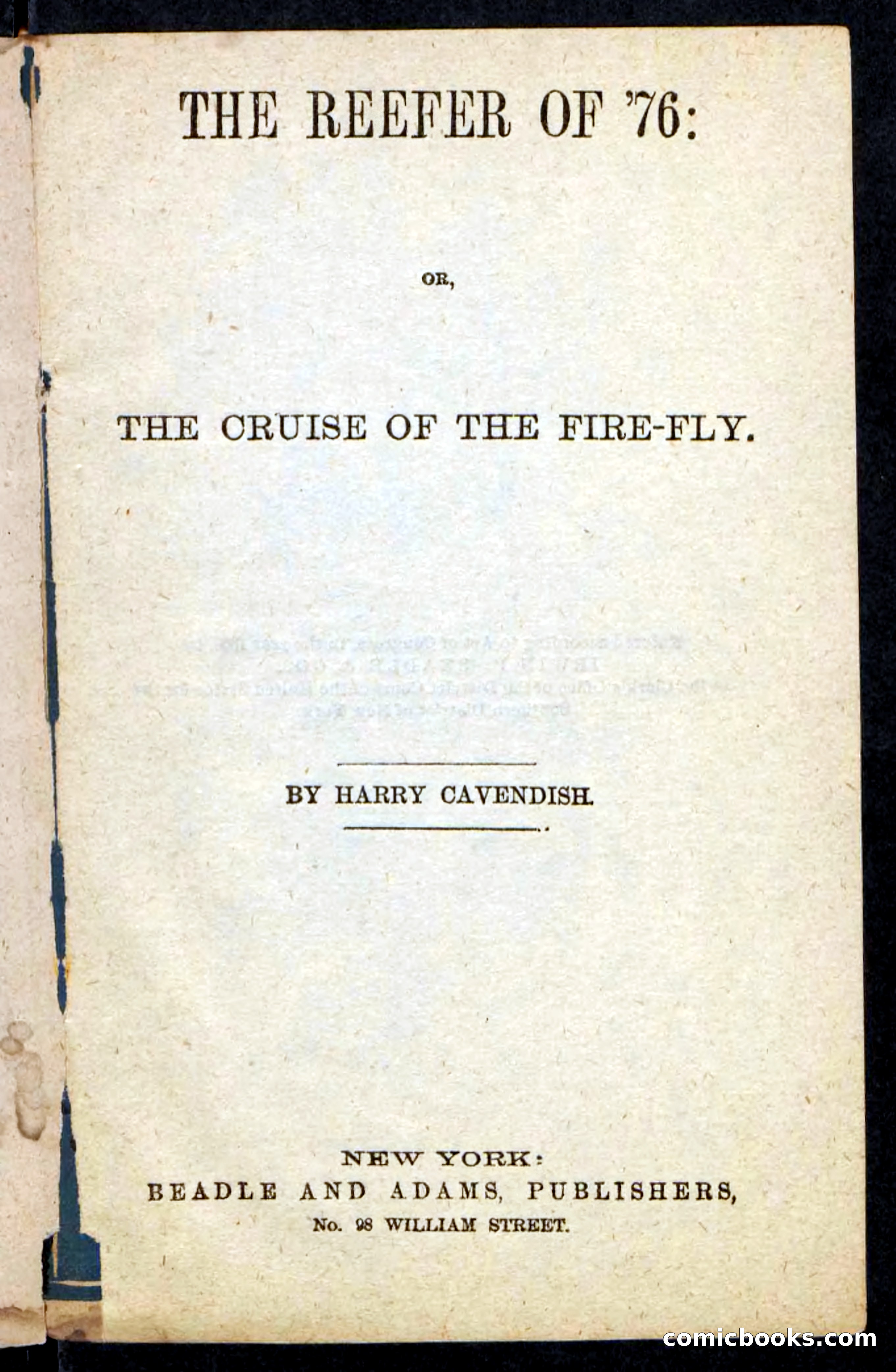 Beadle's Pocket Novels No. 235: The Reefer of '76 — page 3 of 100