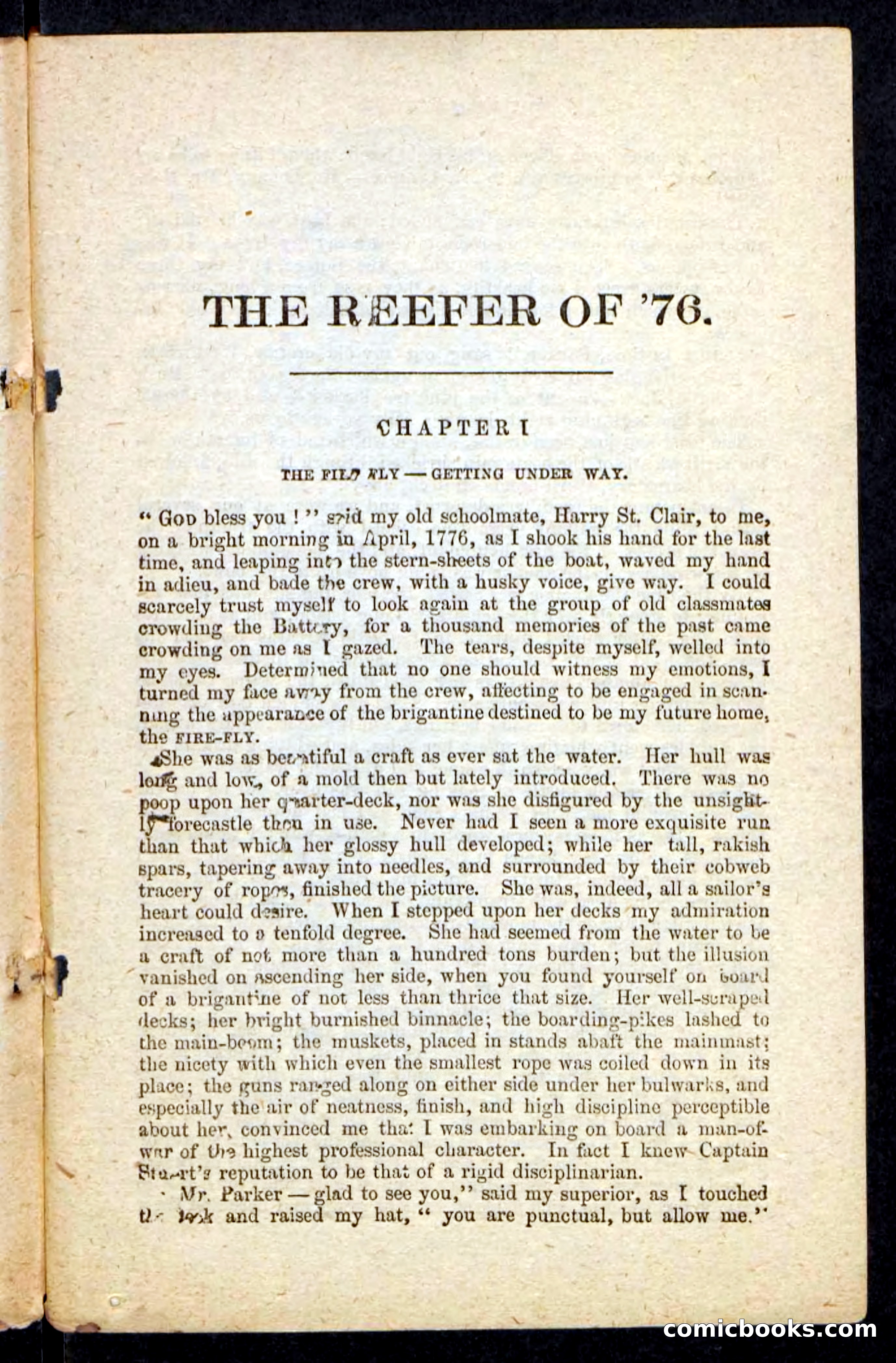 Beadle's Pocket Novels No. 235: The Reefer of '76 — page 5 of 100