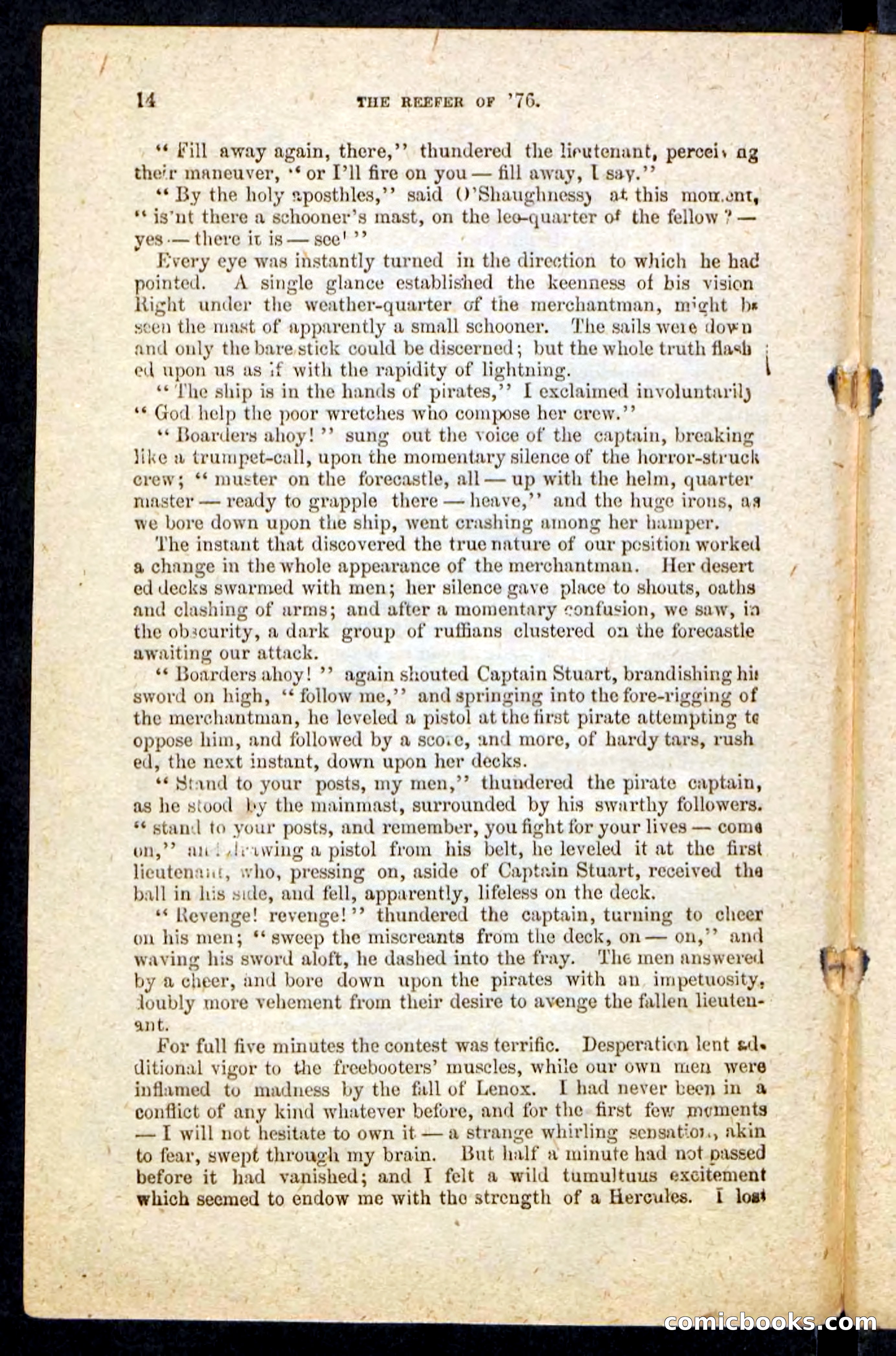 Beadle's Pocket Novels No. 235: The Reefer of '76 — page 10 of 100