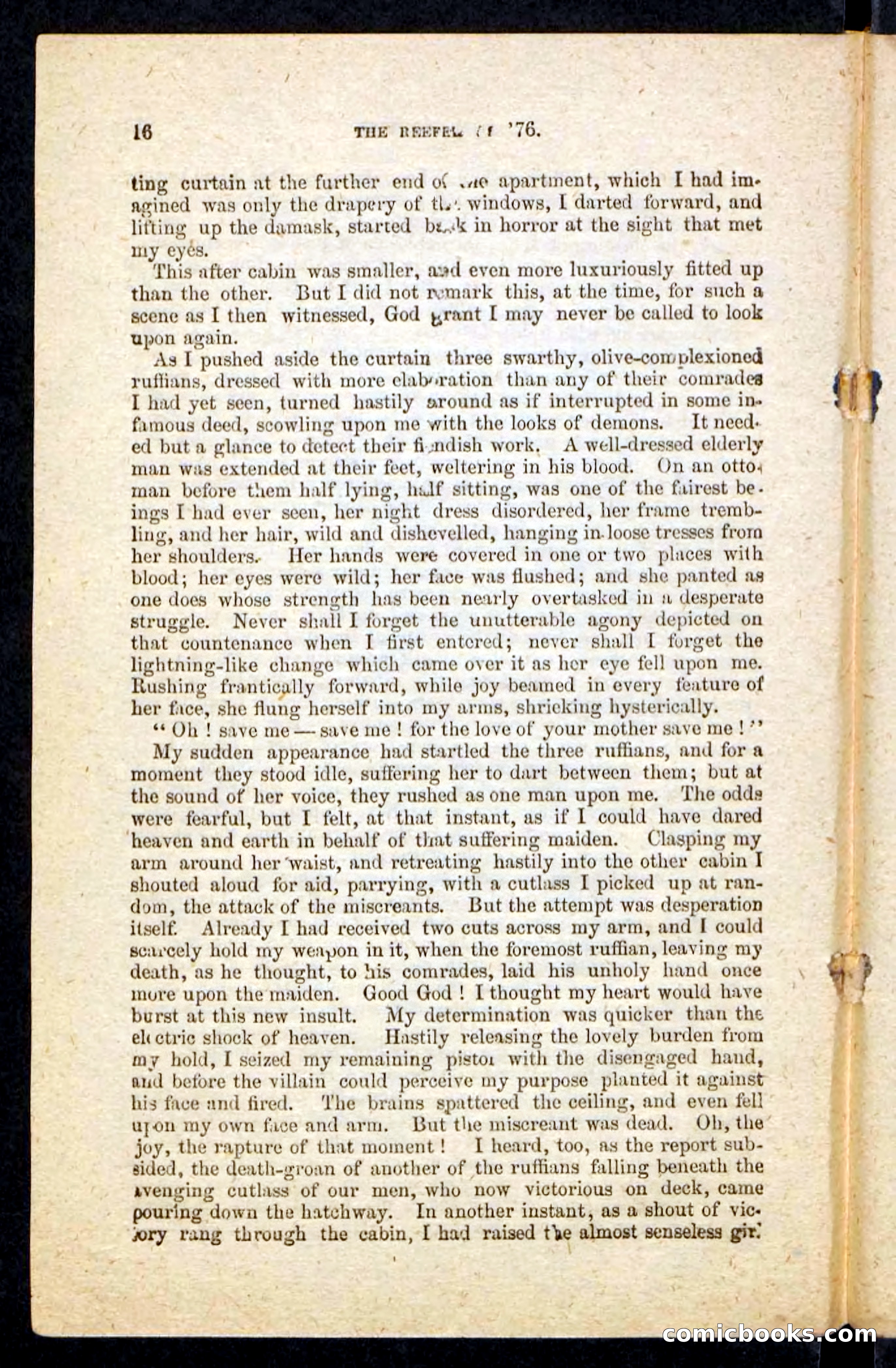 Beadle's Pocket Novels No. 235: The Reefer of '76 — page 12 of 100