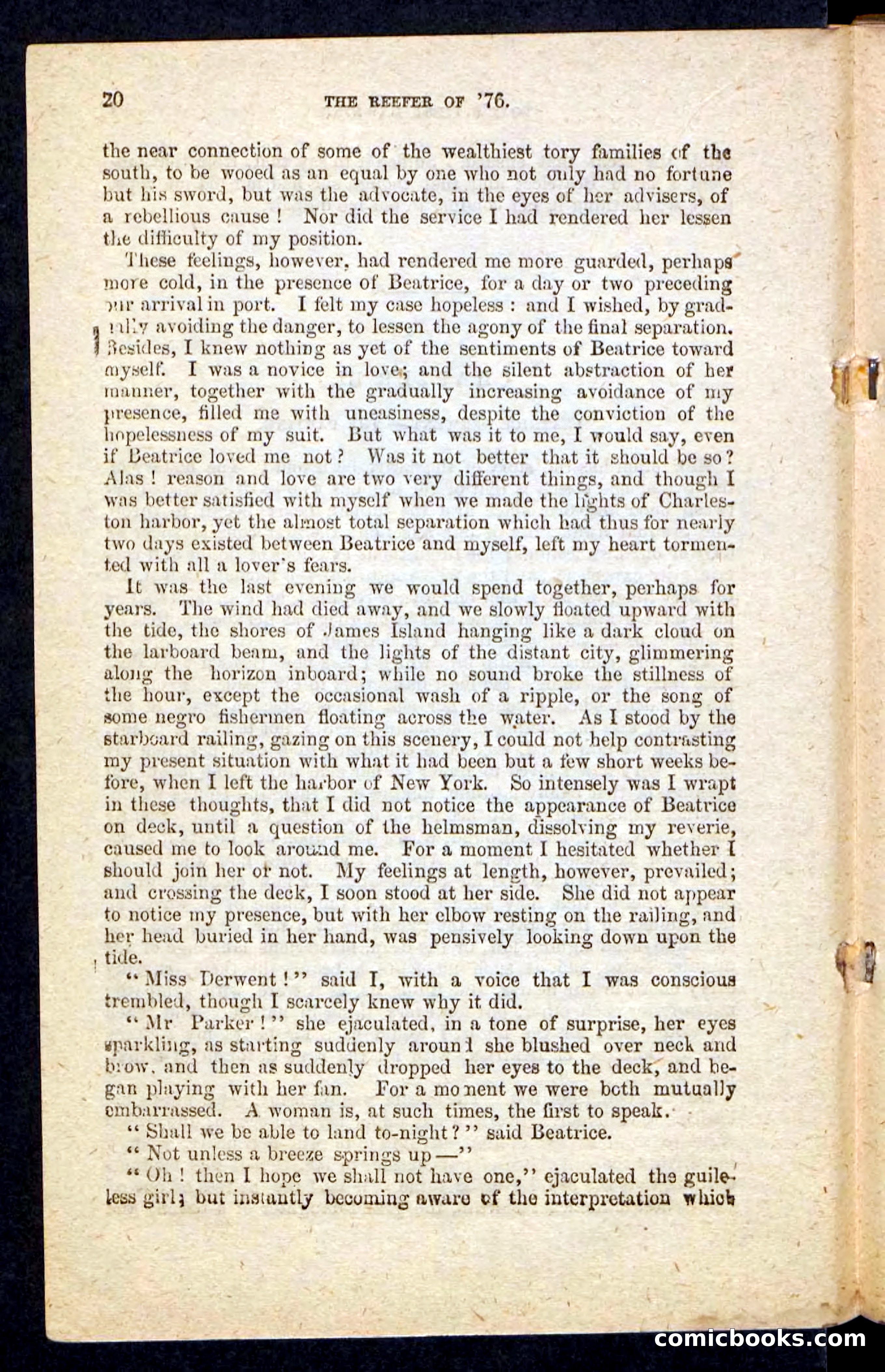 Beadle's Pocket Novels No. 235: The Reefer of '76 — page 16 of 100