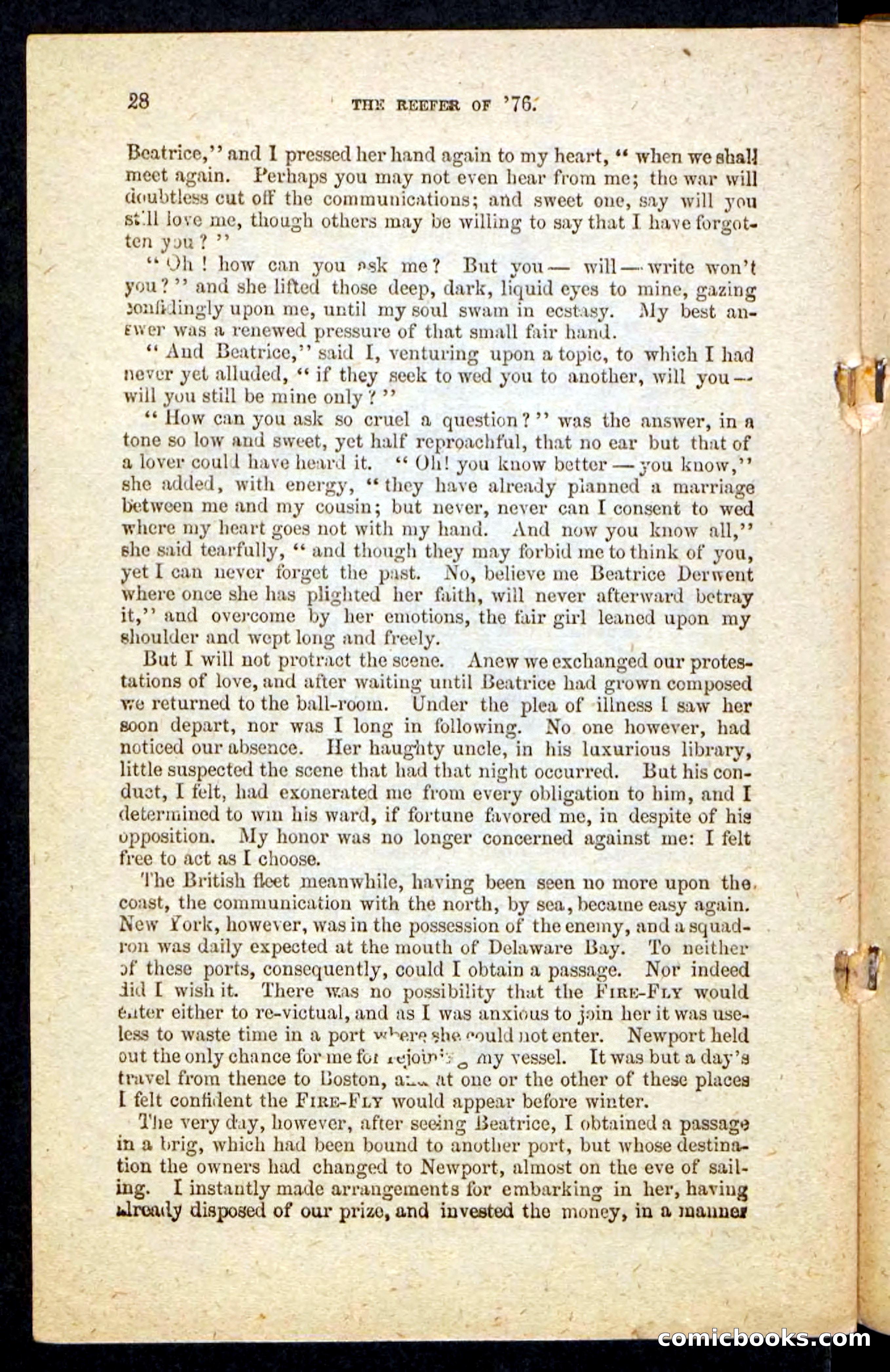 Beadle's Pocket Novels No. 235: The Reefer of '76 — page 24 of 100