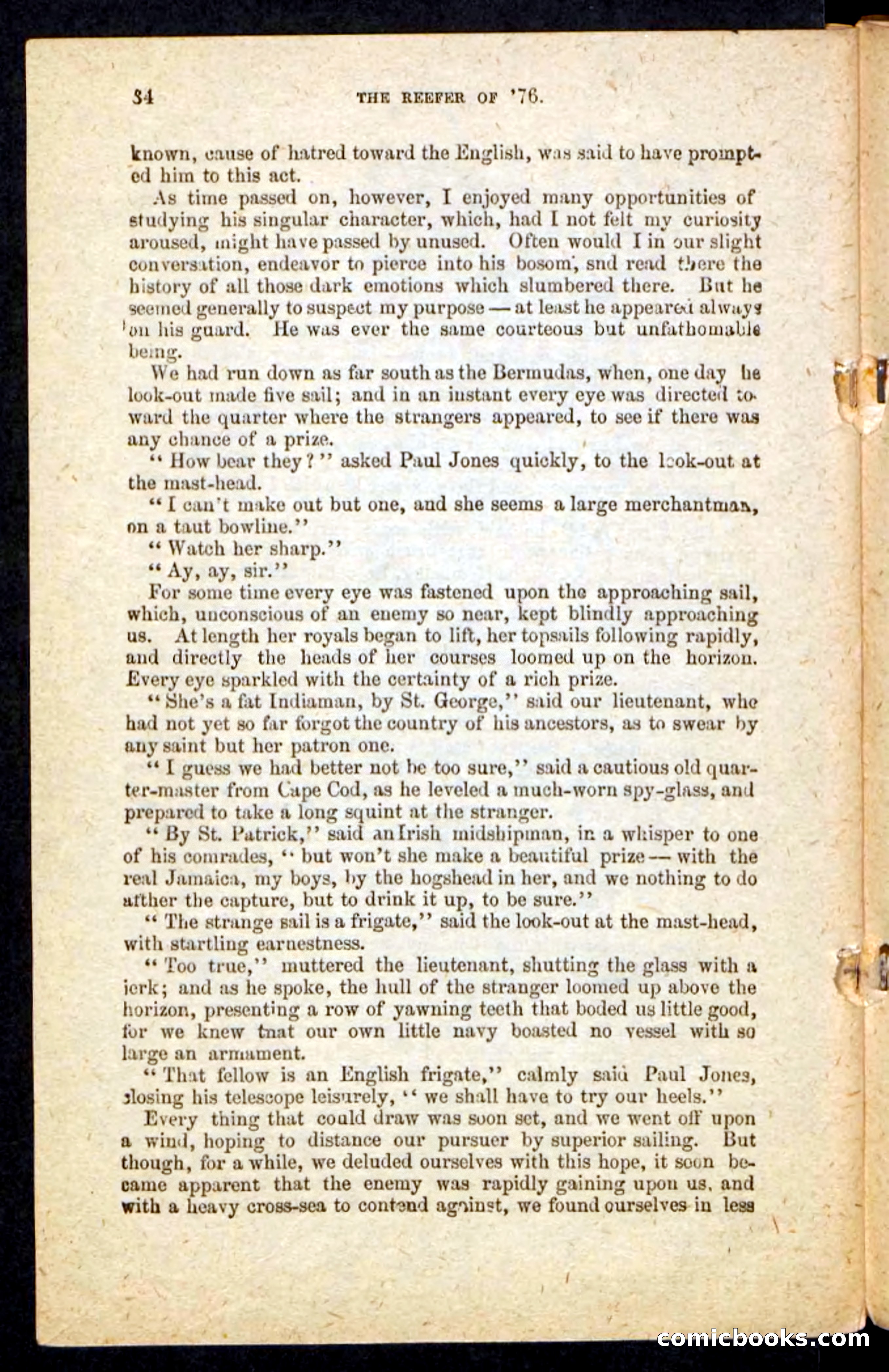 Beadle's Pocket Novels No. 235: The Reefer of '76 — page 30 of 100