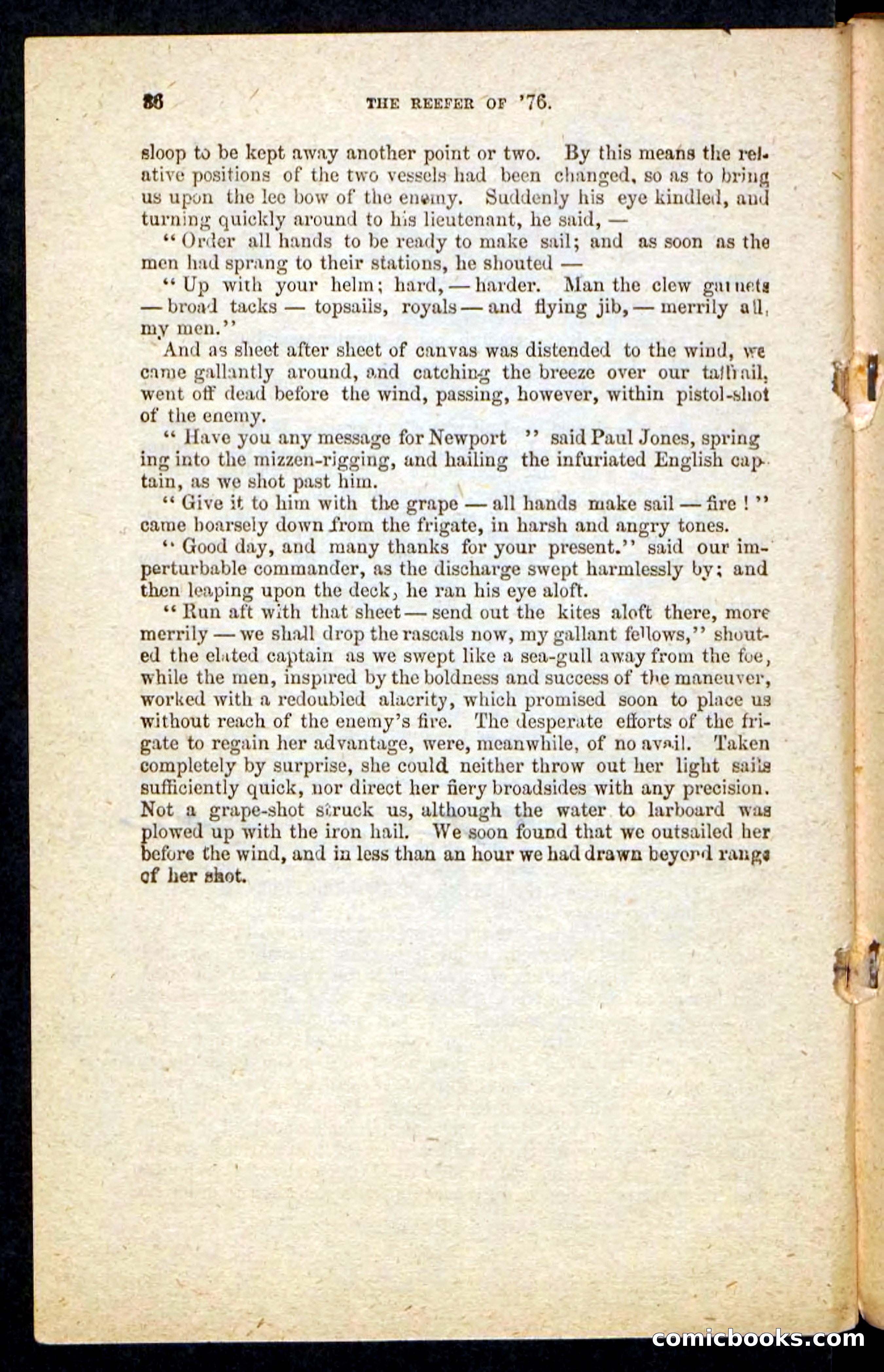 Beadle's Pocket Novels No. 235: The Reefer of '76 — page 32 of 100