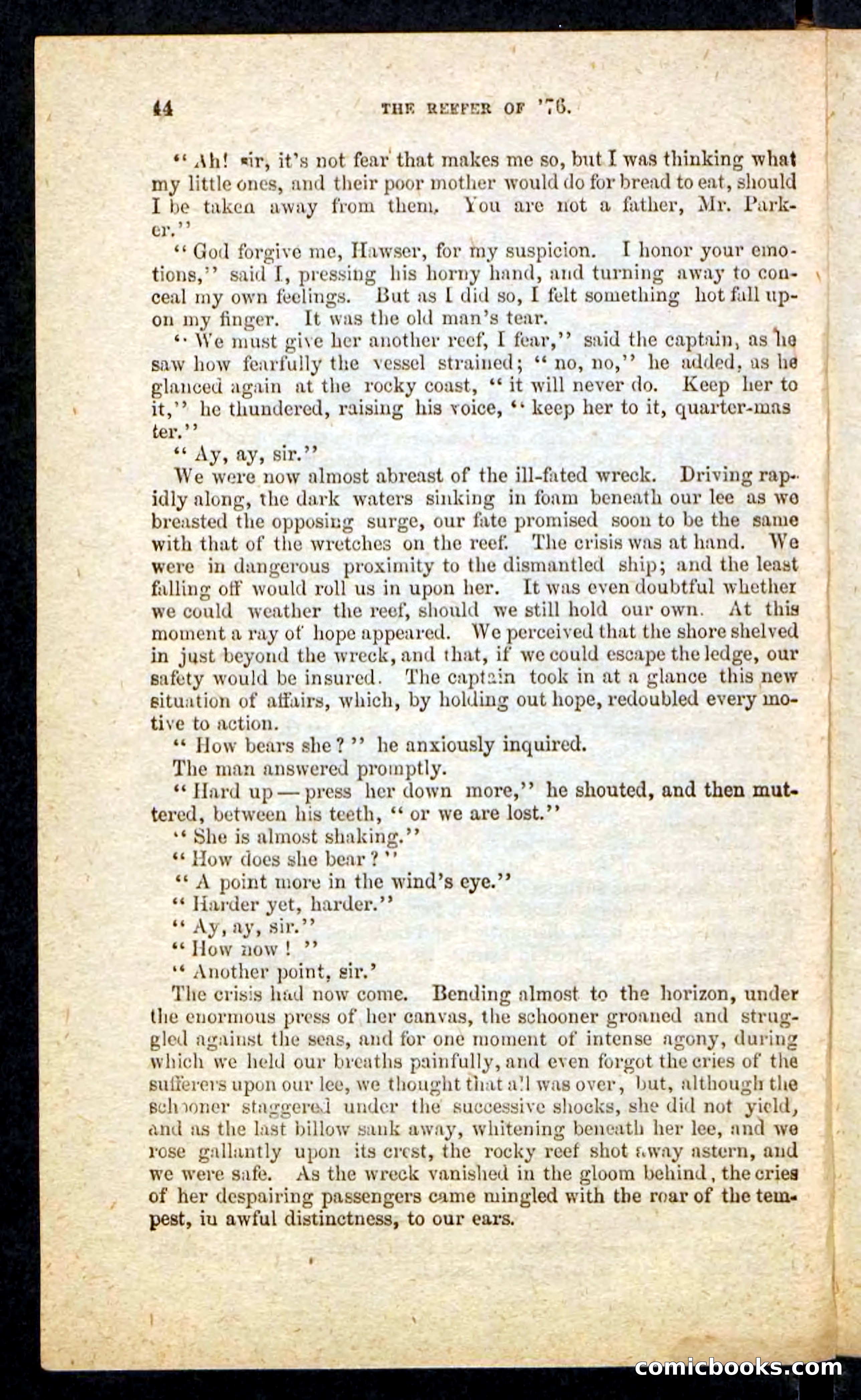 Beadle's Pocket Novels No. 235: The Reefer of '76 — page 40 of 100