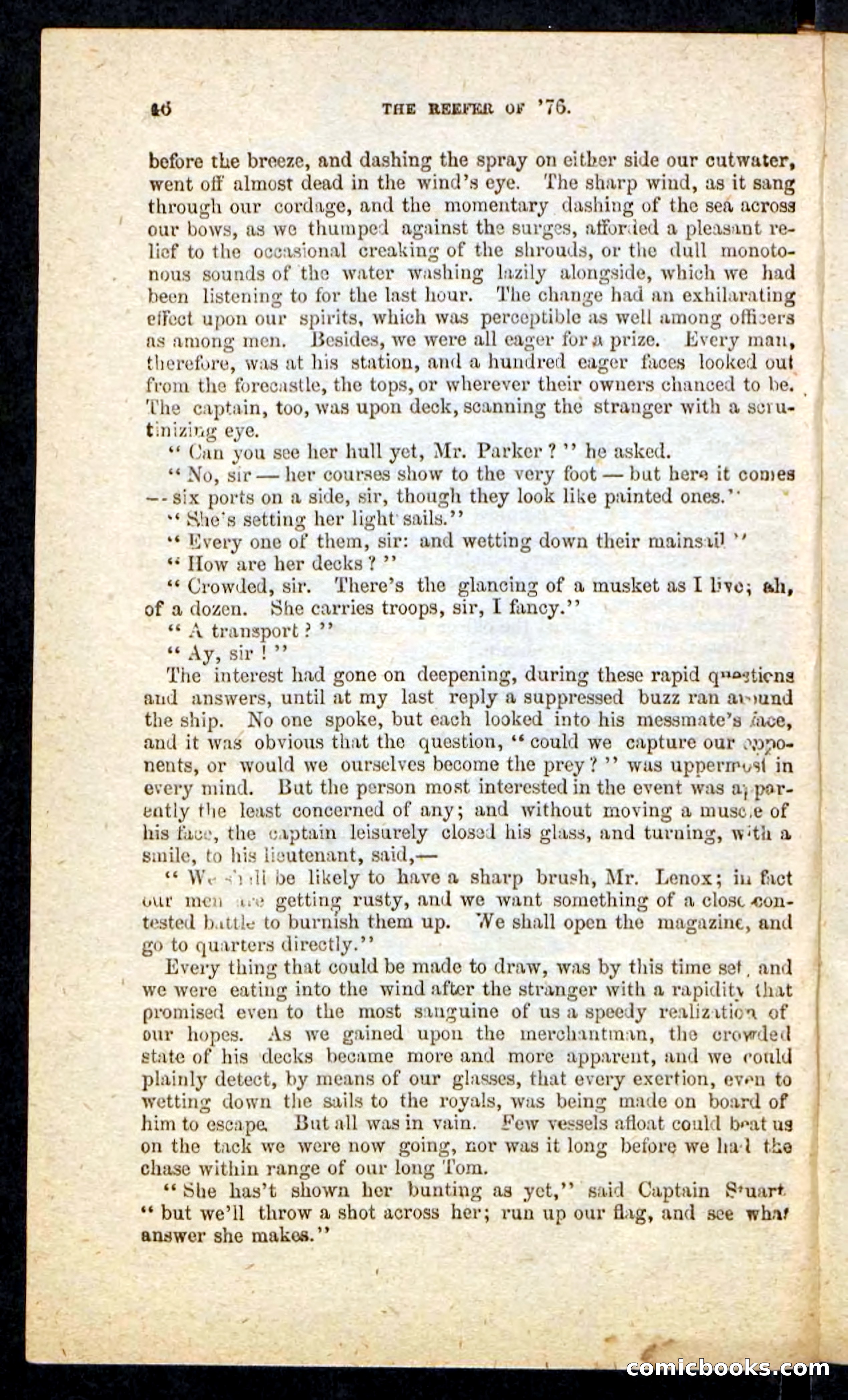 Beadle's Pocket Novels No. 235: The Reefer of '76 — page 42 of 100