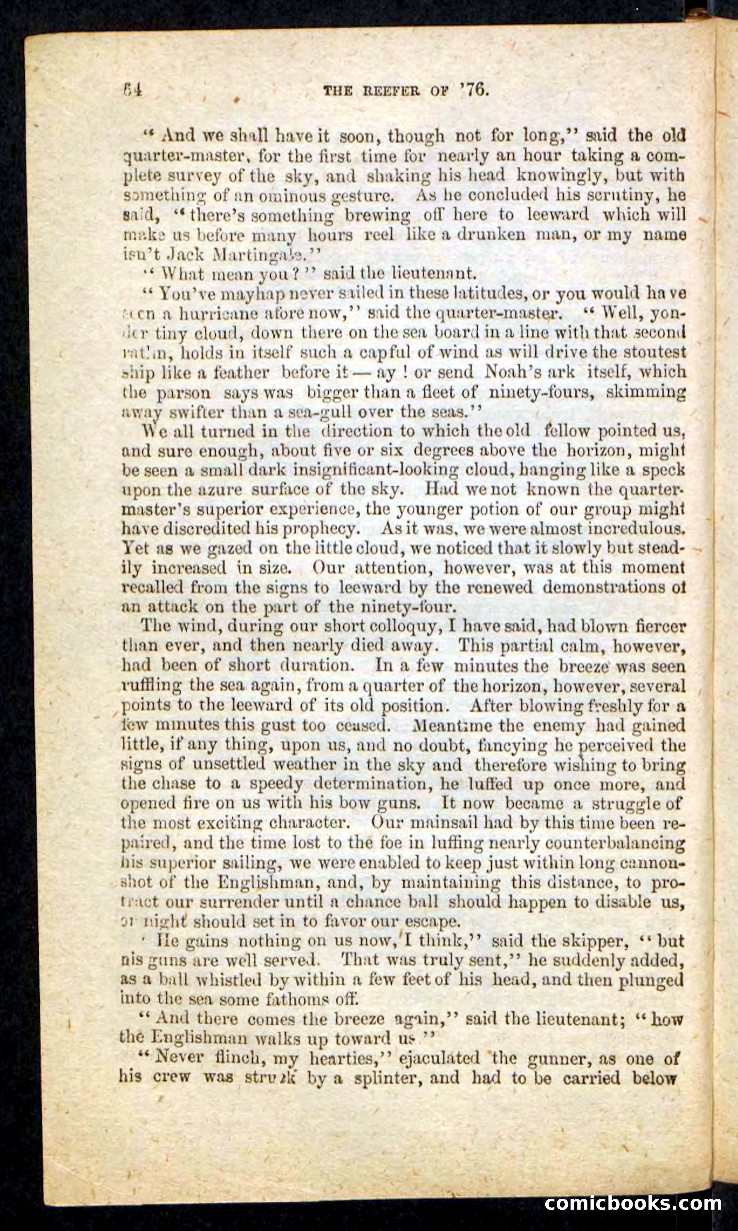 Beadle's Pocket Novels No. 235: The Reefer of '76 — page 60 of 100