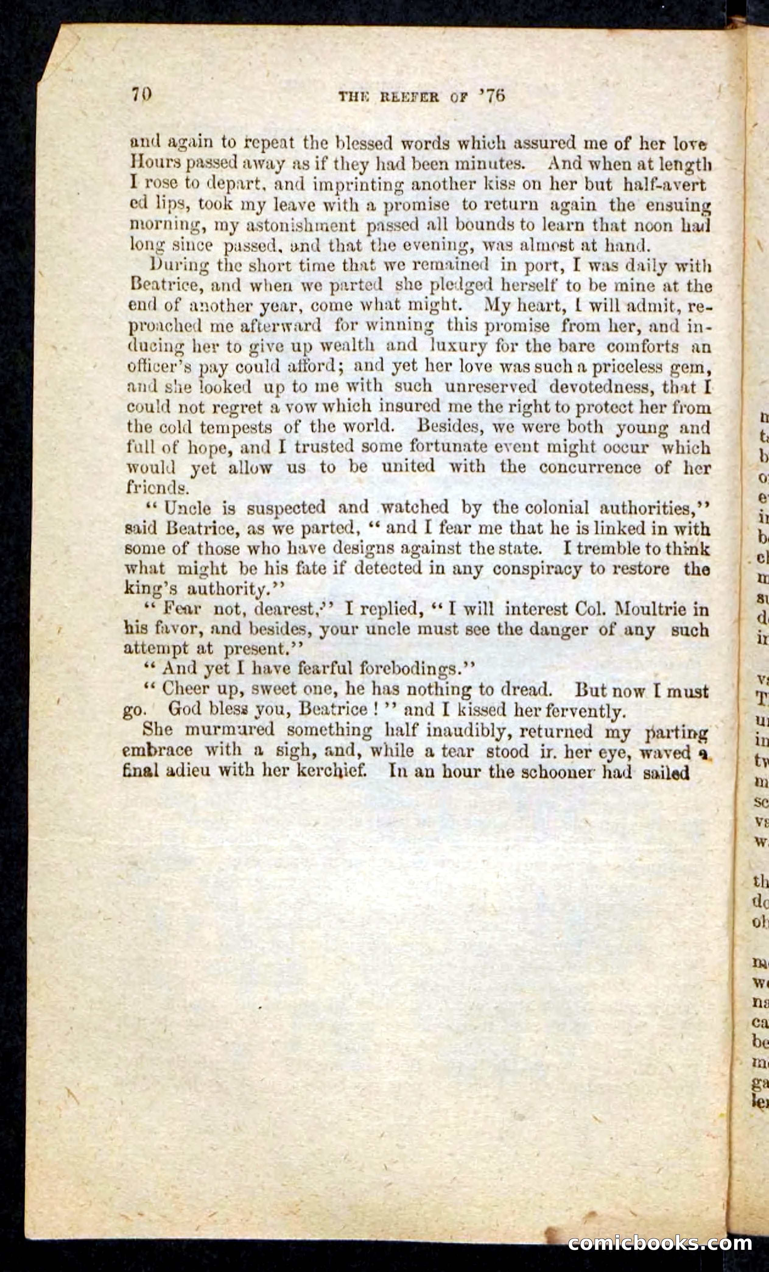 Beadle's Pocket Novels No. 235: The Reefer of '76 — page 66 of 100