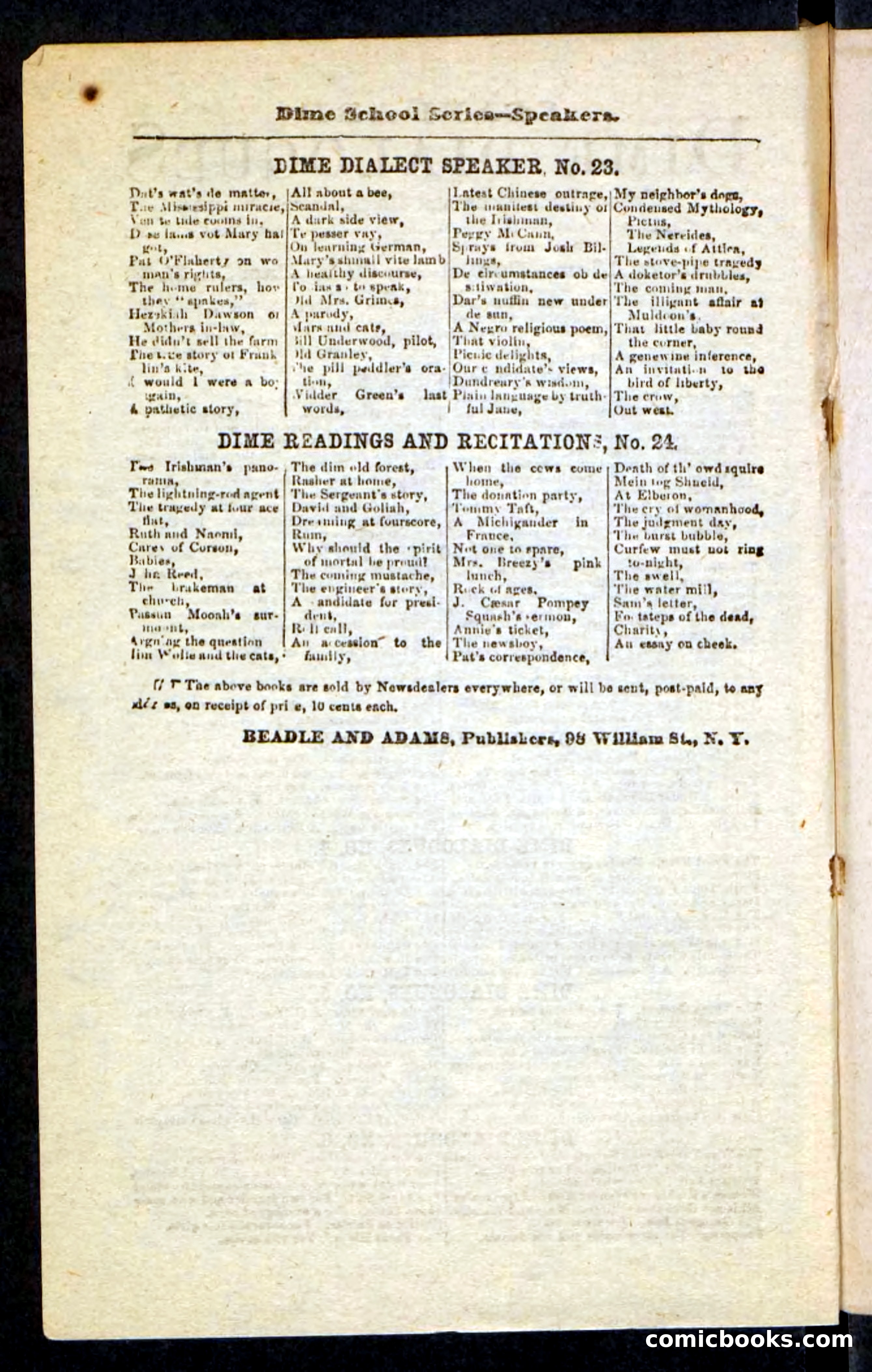 Beadle's Pocket Novels No. 239: Rattlepate — page 98 of 100