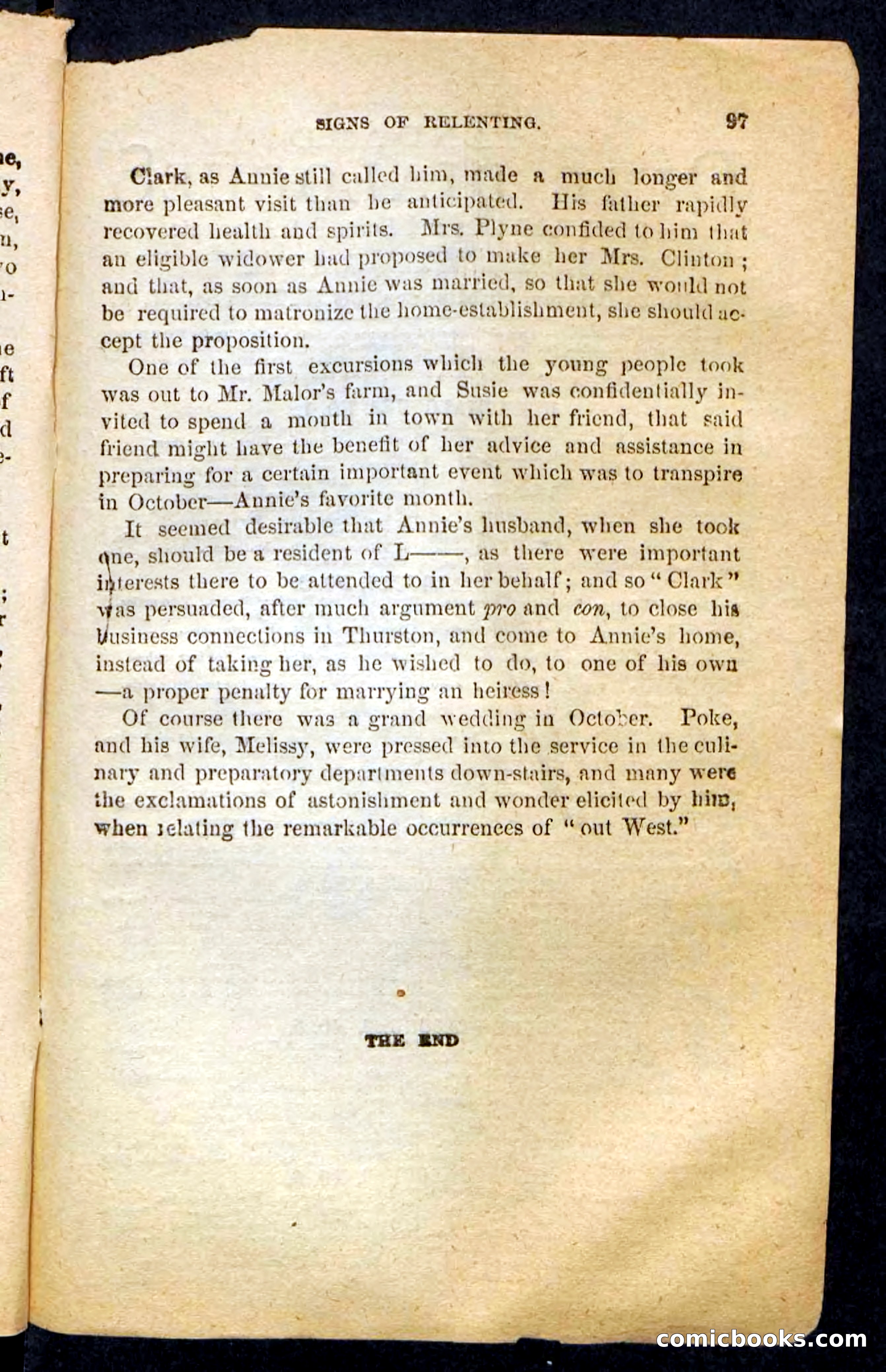 The Prairie Bride — page 93 of 100