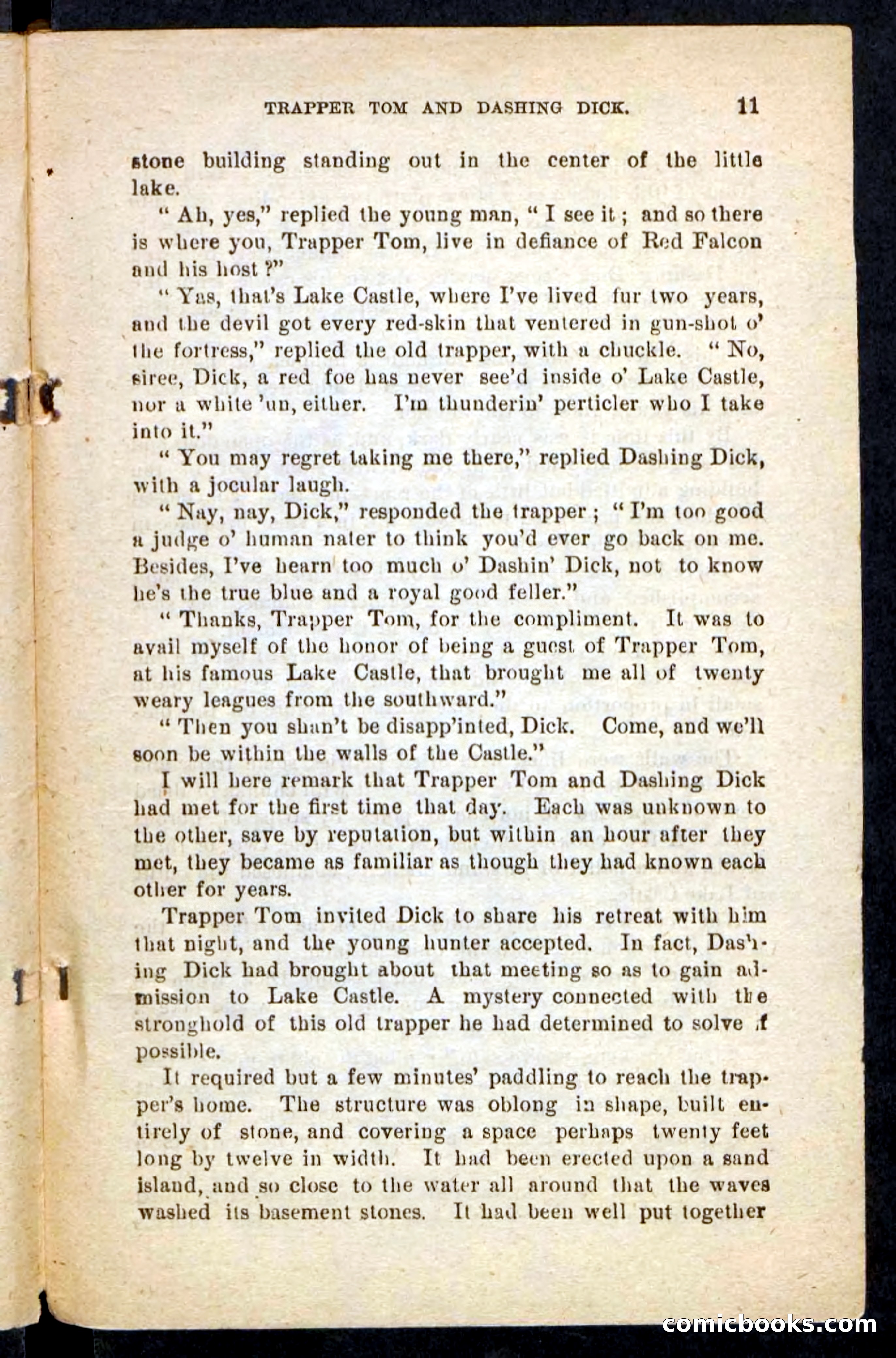 Beadle's Pocket Novels No. 244: Dashing Dick — page 7 of 100