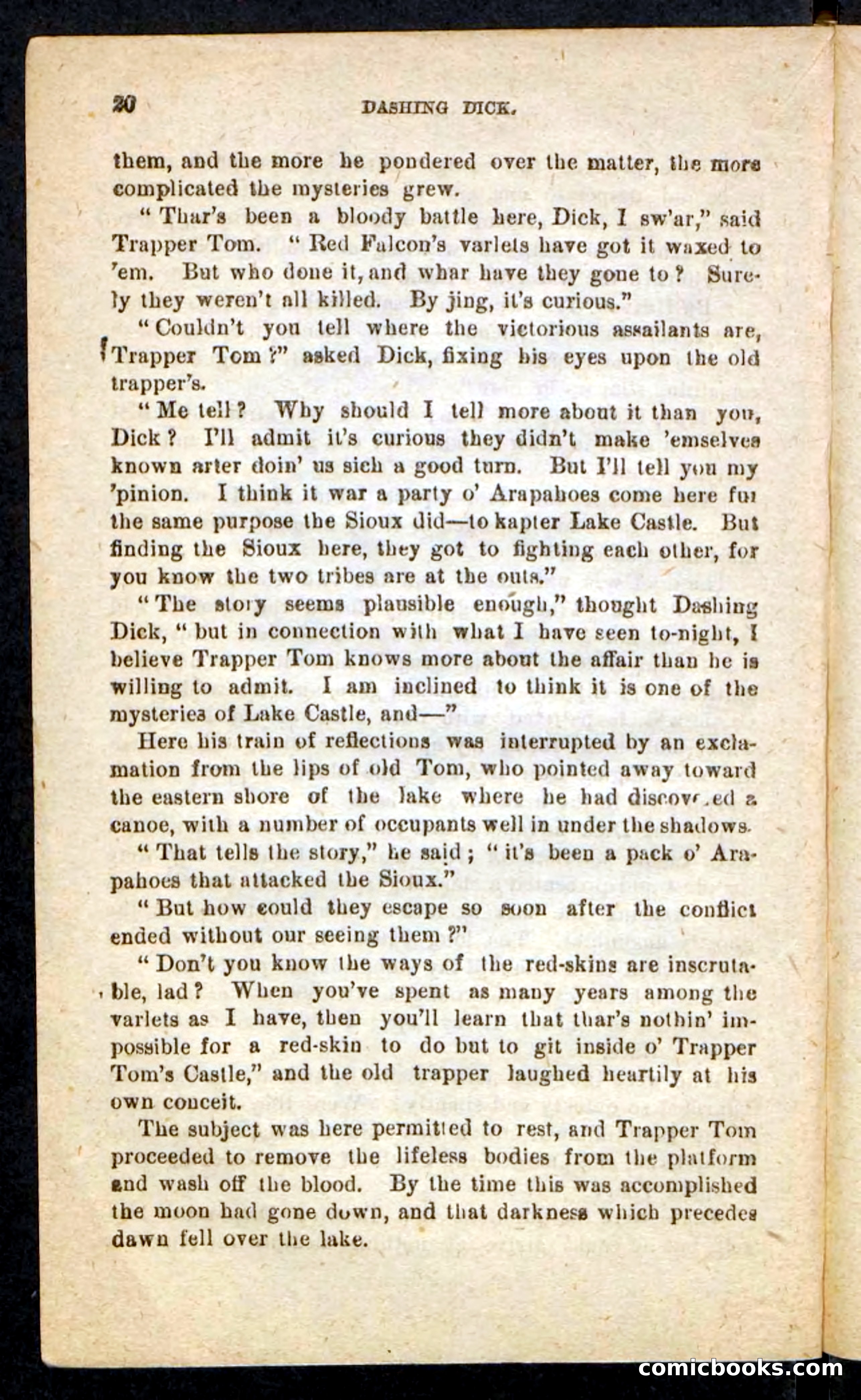 Beadle's Pocket Novels No. 244: Dashing Dick — page 16 of 100
