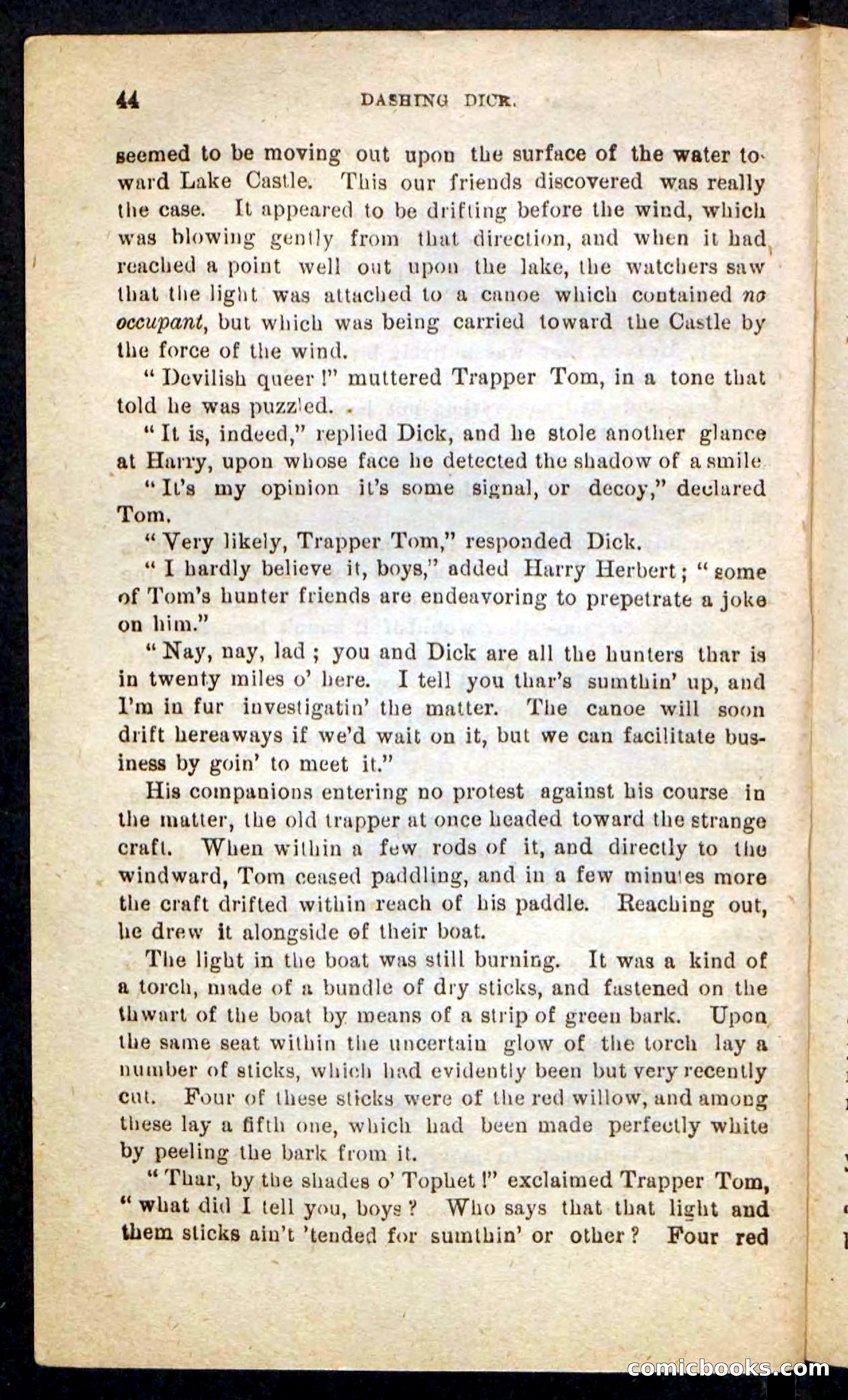 Beadle's Pocket Novels No. 244: Dashing Dick — page 40 of 100