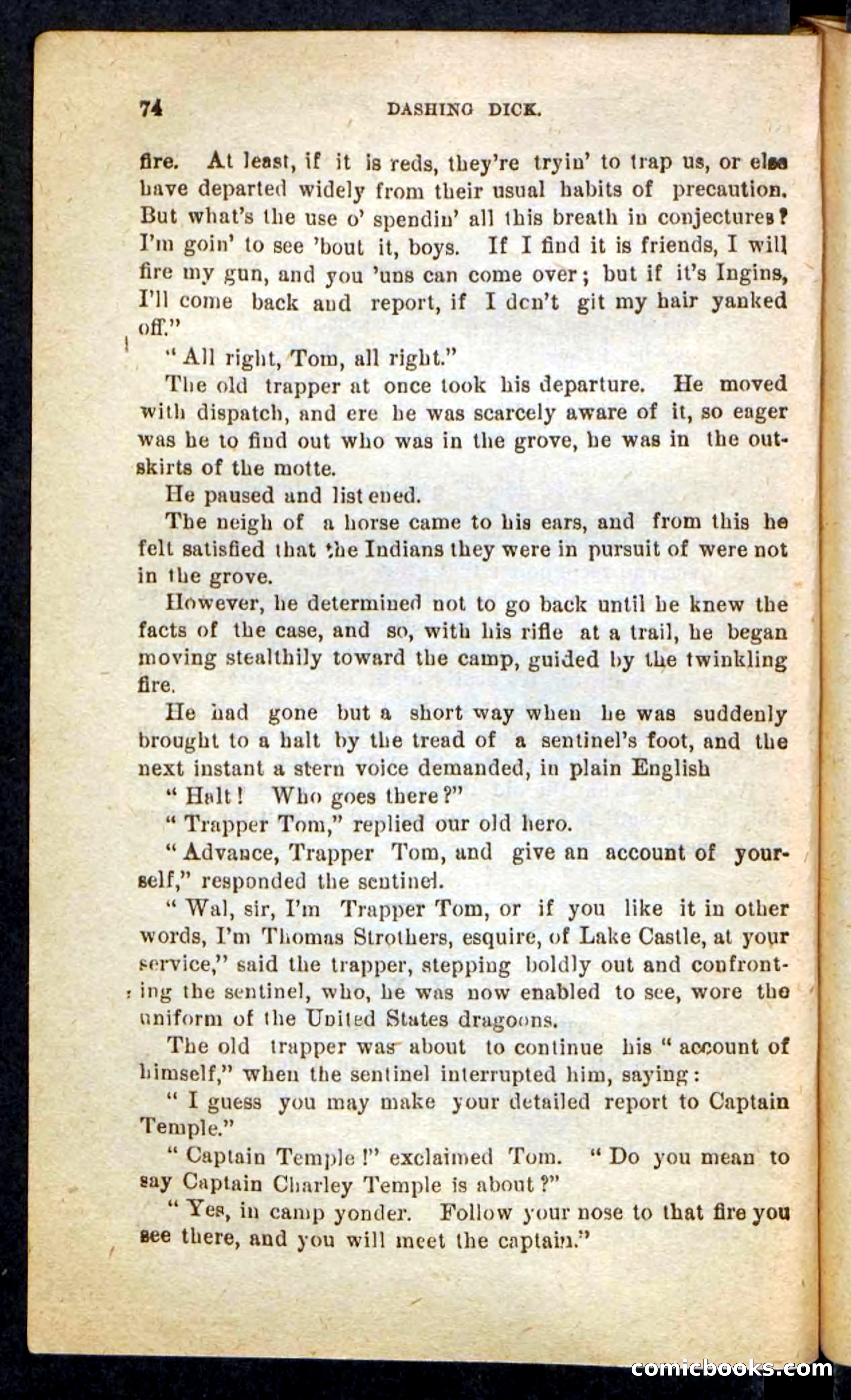 Beadle's Pocket Novels No. 244: Dashing Dick — page 70 of 100
