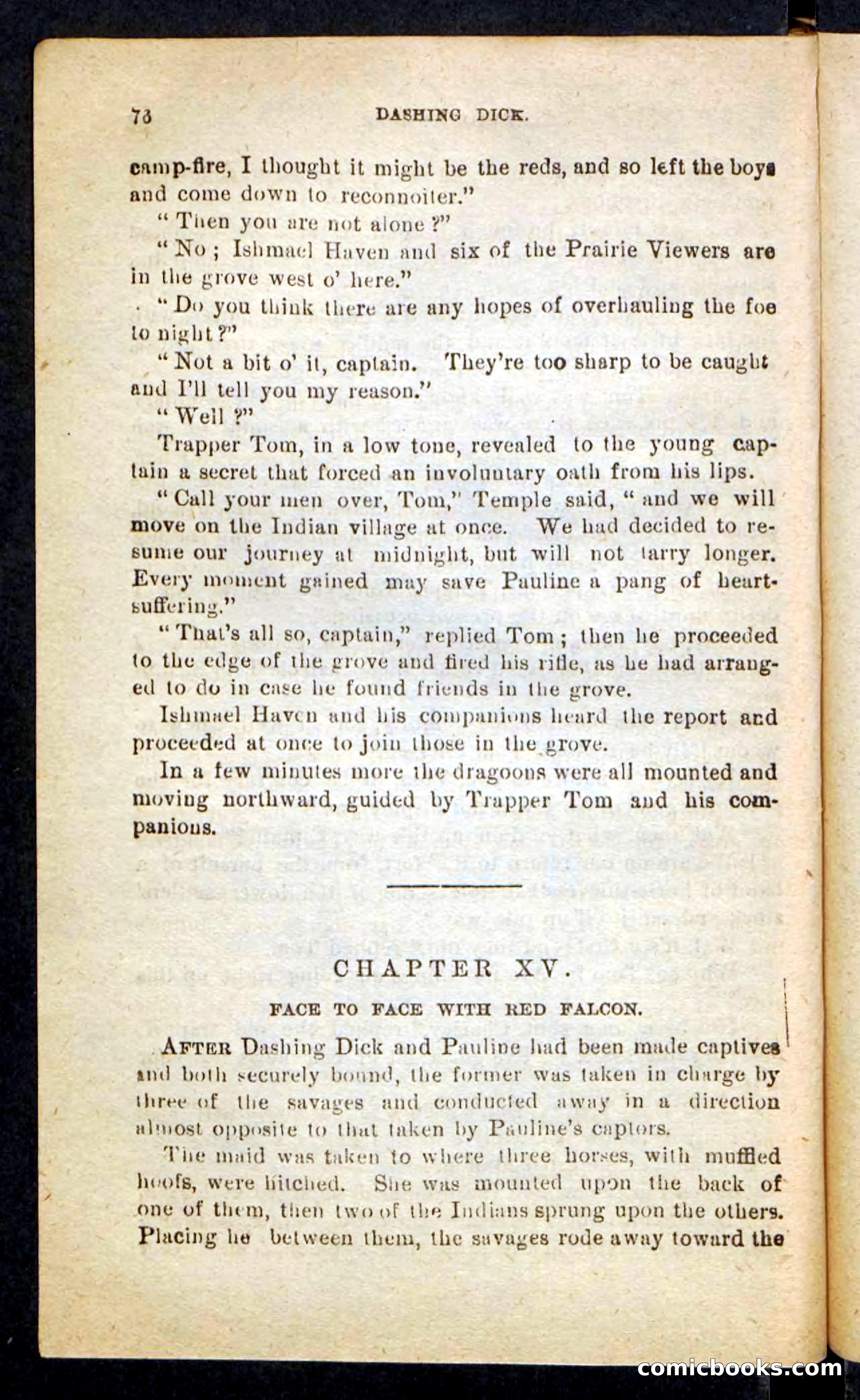 Beadle's Pocket Novels No. 244: Dashing Dick — page 72 of 100