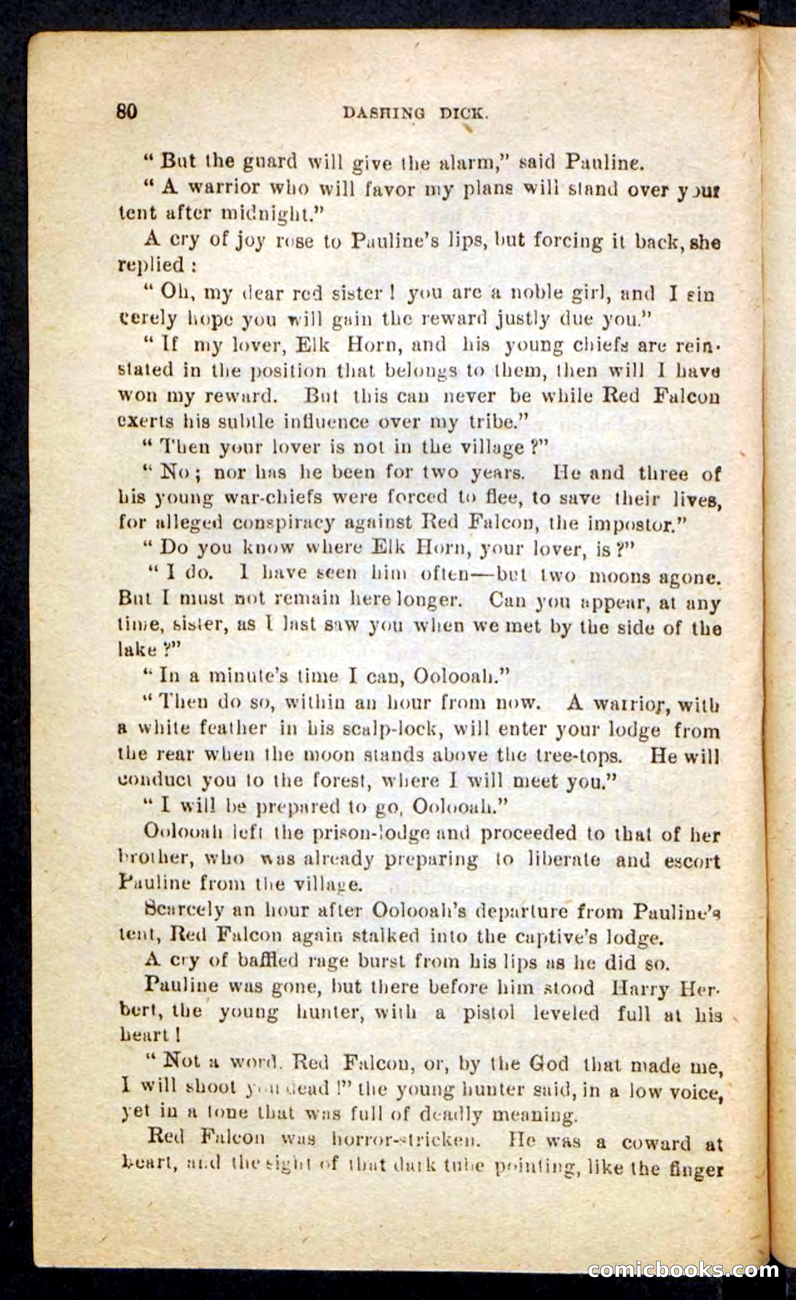 Beadle's Pocket Novels No. 244: Dashing Dick — page 76 of 100