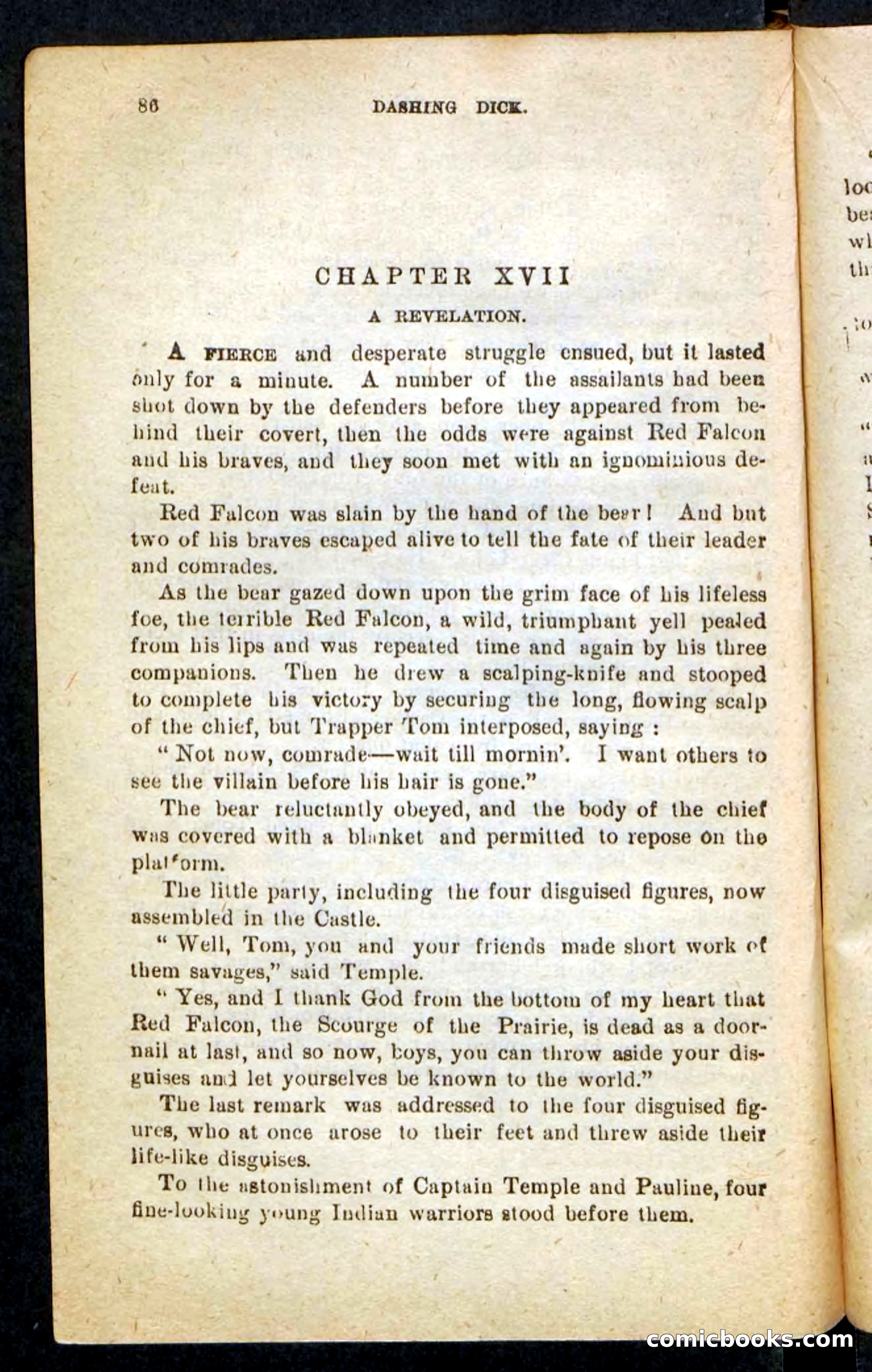 Beadle's Pocket Novels No. 244: Dashing Dick — page 82 of 100
