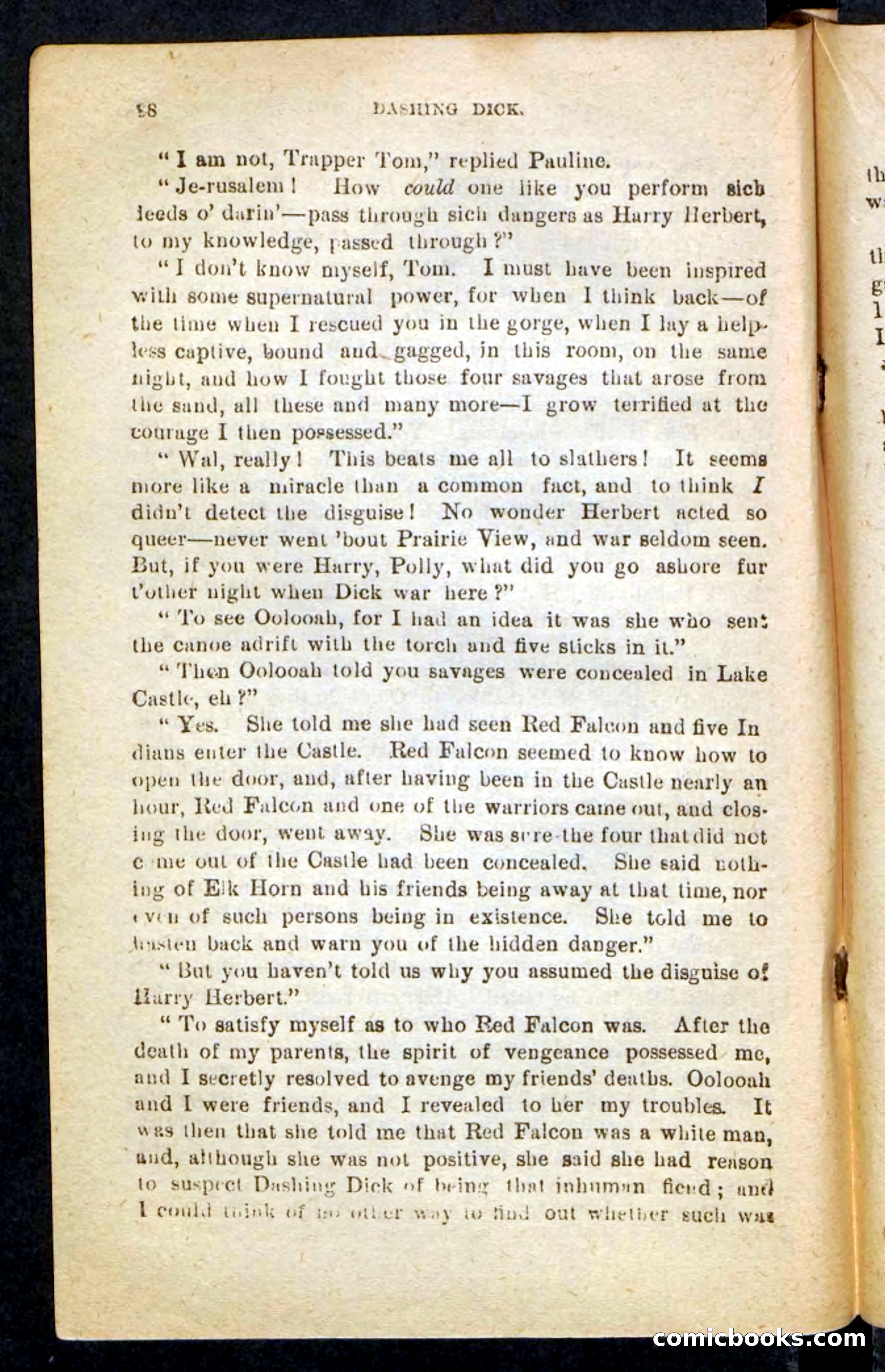 Beadle's Pocket Novels No. 244: Dashing Dick — page 84 of 100