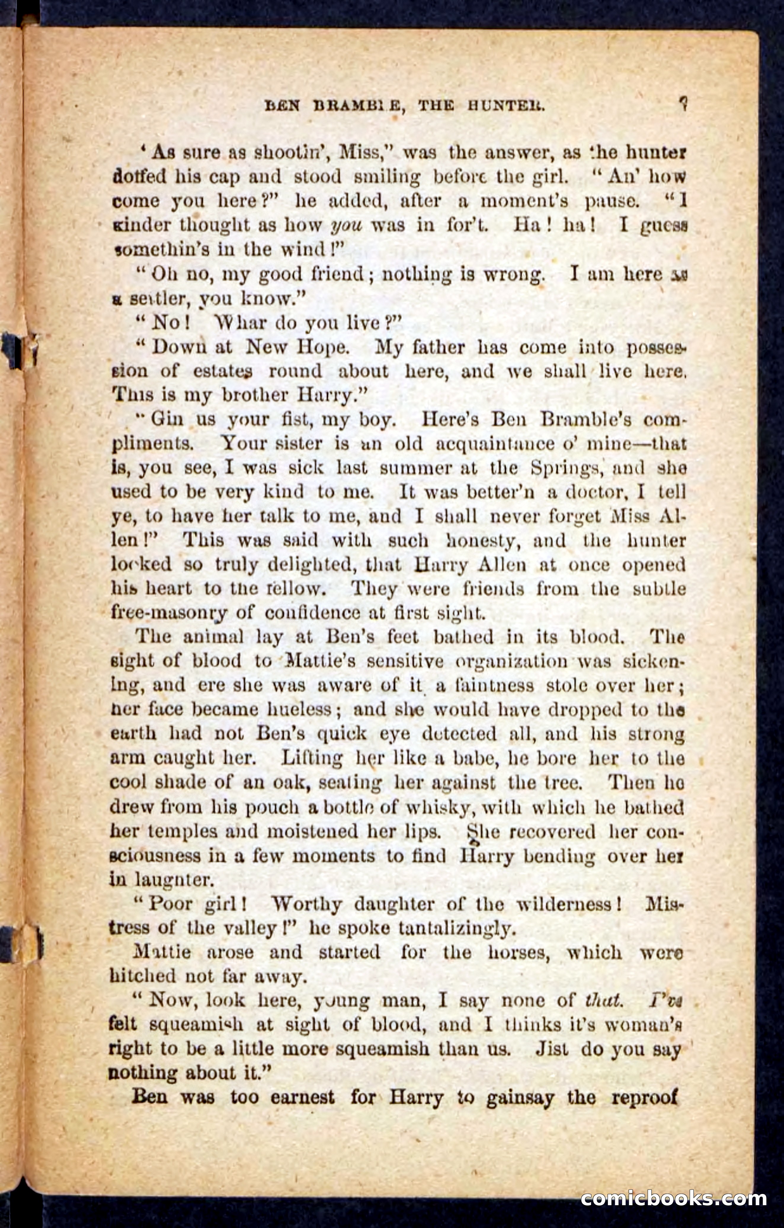 Beadle's Pocket Novels No. 246: Ben Bramble — page 7 of 132