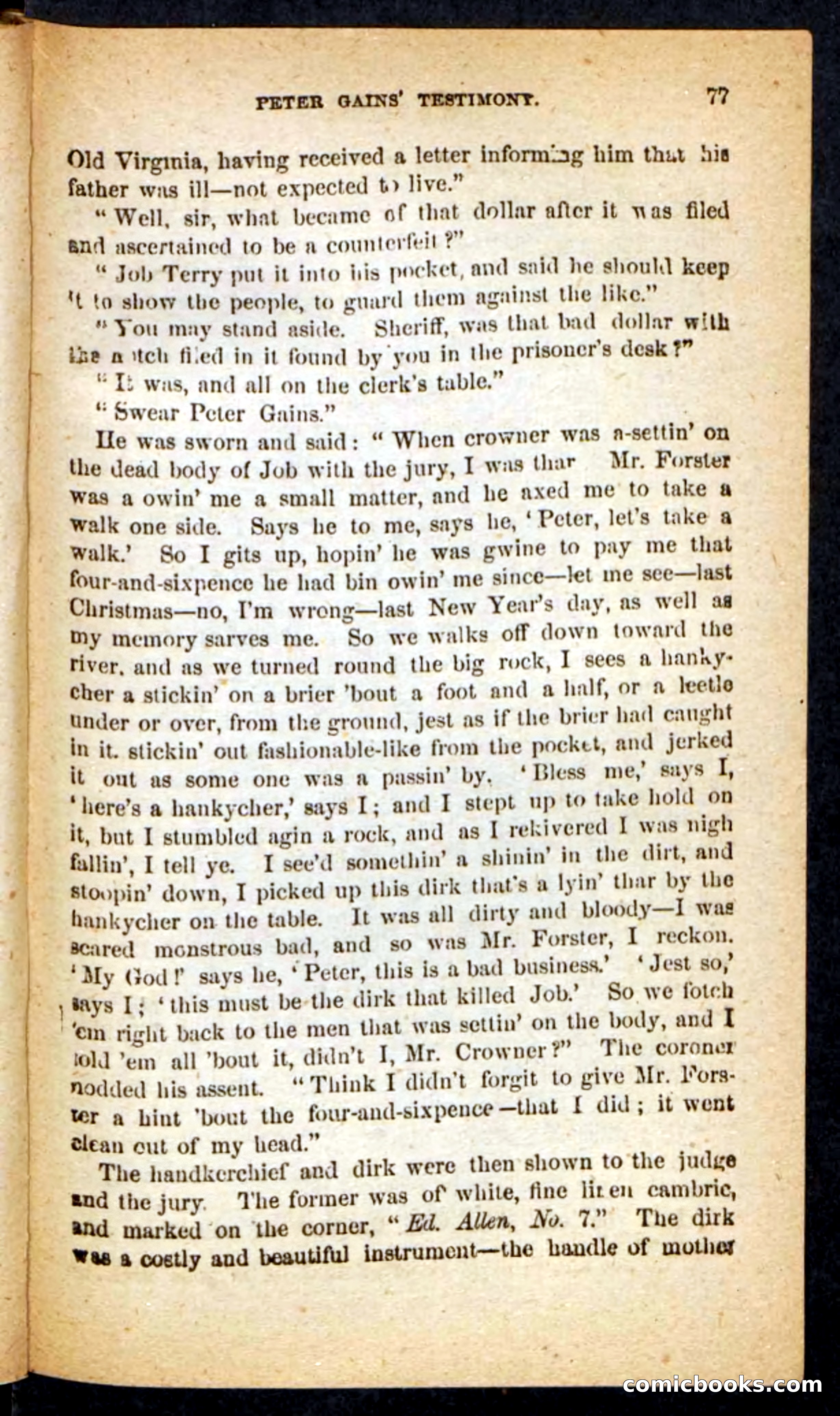 Beadle's Pocket Novels No. 246: Ben Bramble — page 77 of 132