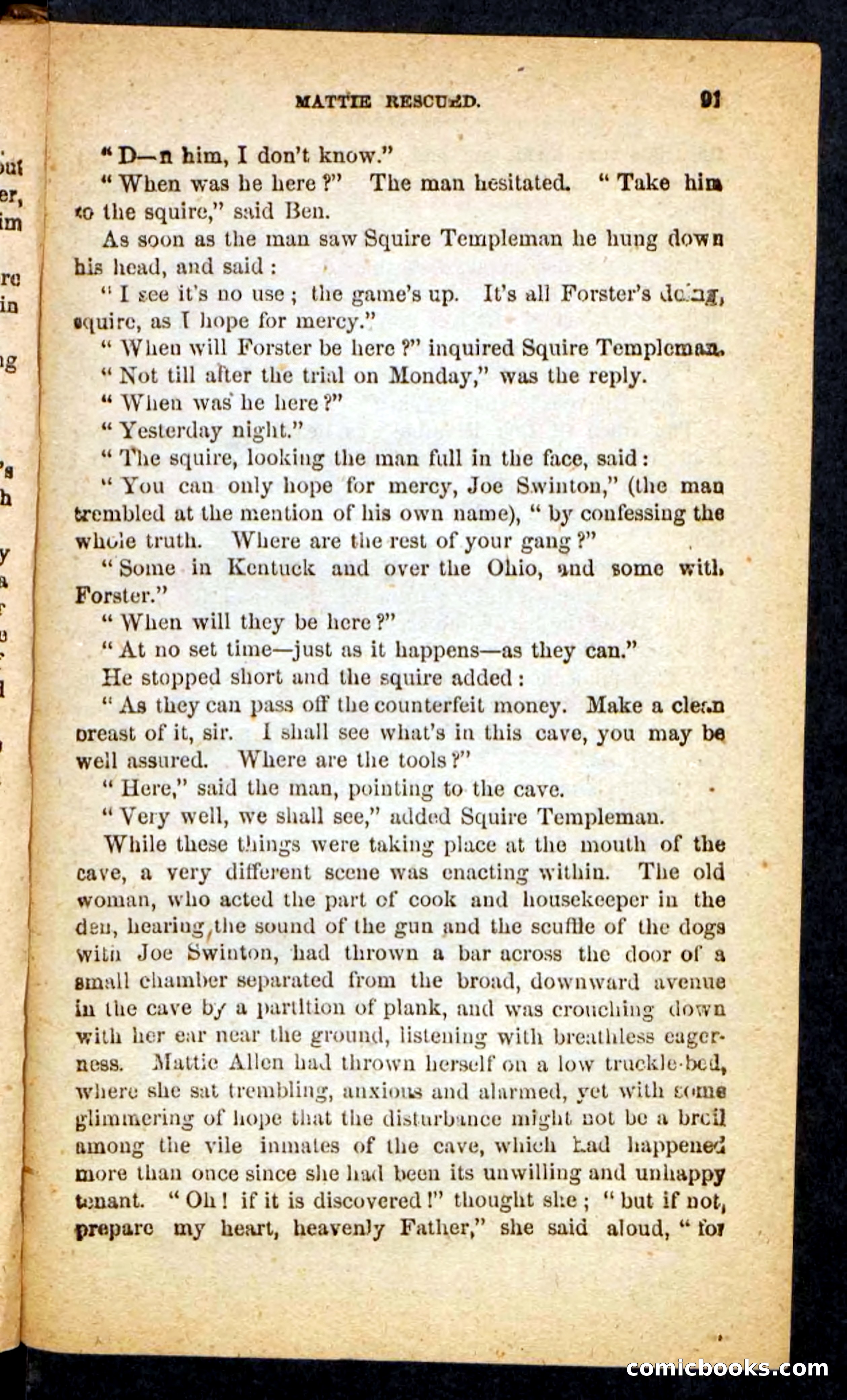 Beadle's Pocket Novels No. 246: Ben Bramble — page 91 of 132