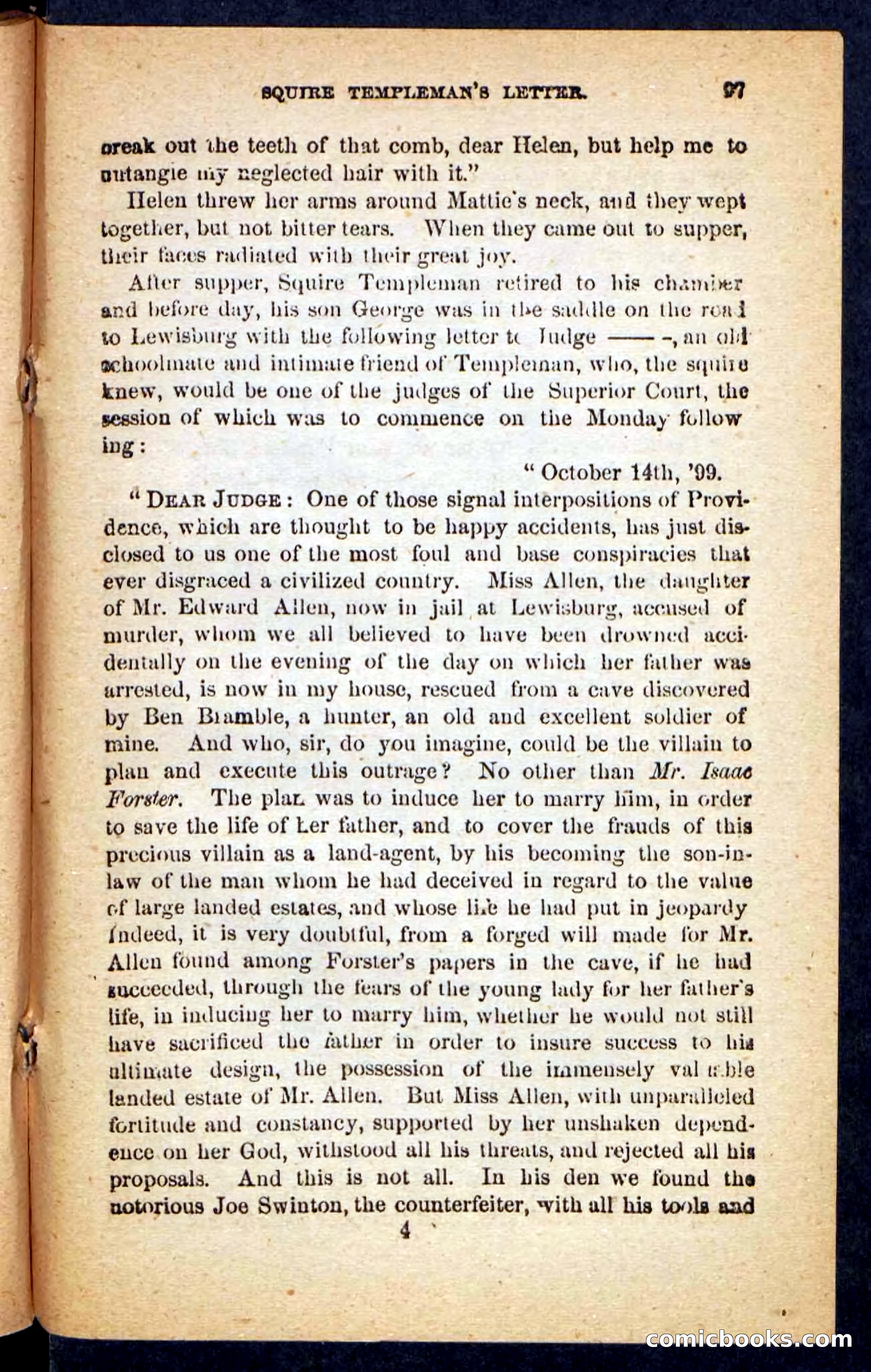 Beadle's Pocket Novels No. 246: Ben Bramble — page 97 of 132
