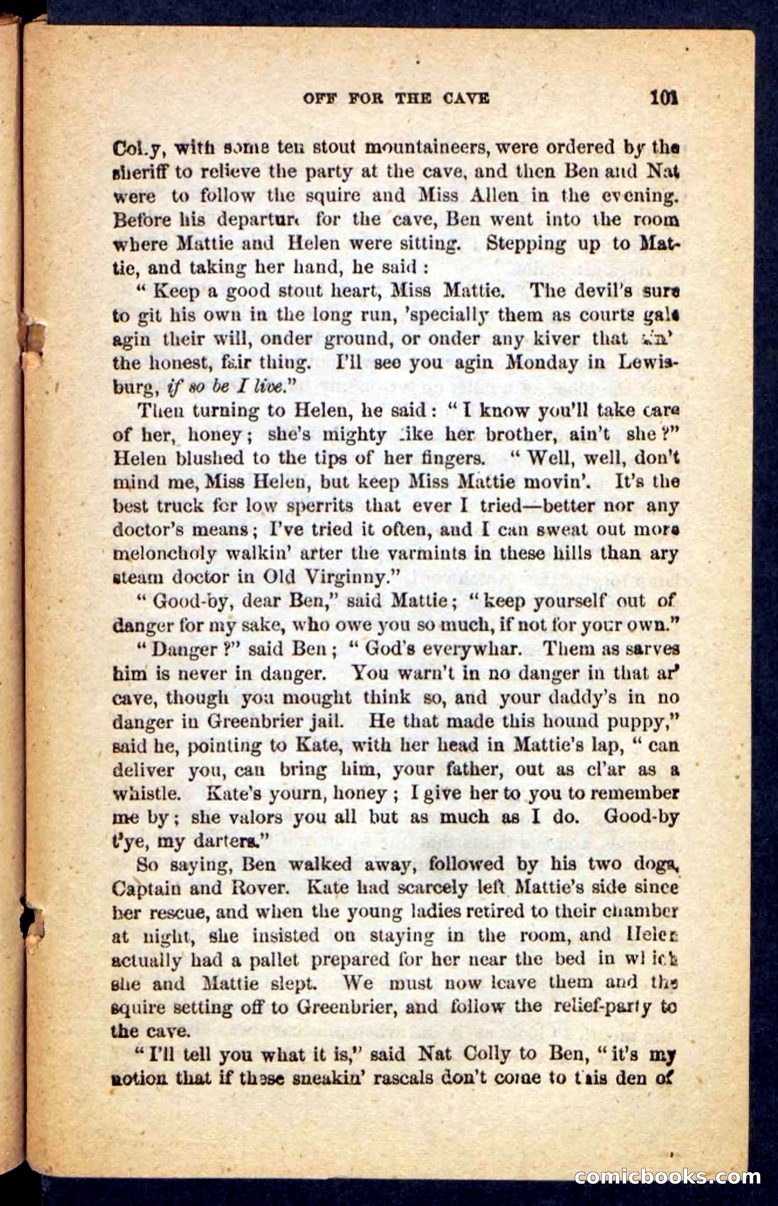 Beadle's Pocket Novels No. 246: Ben Bramble — page 101 of 132