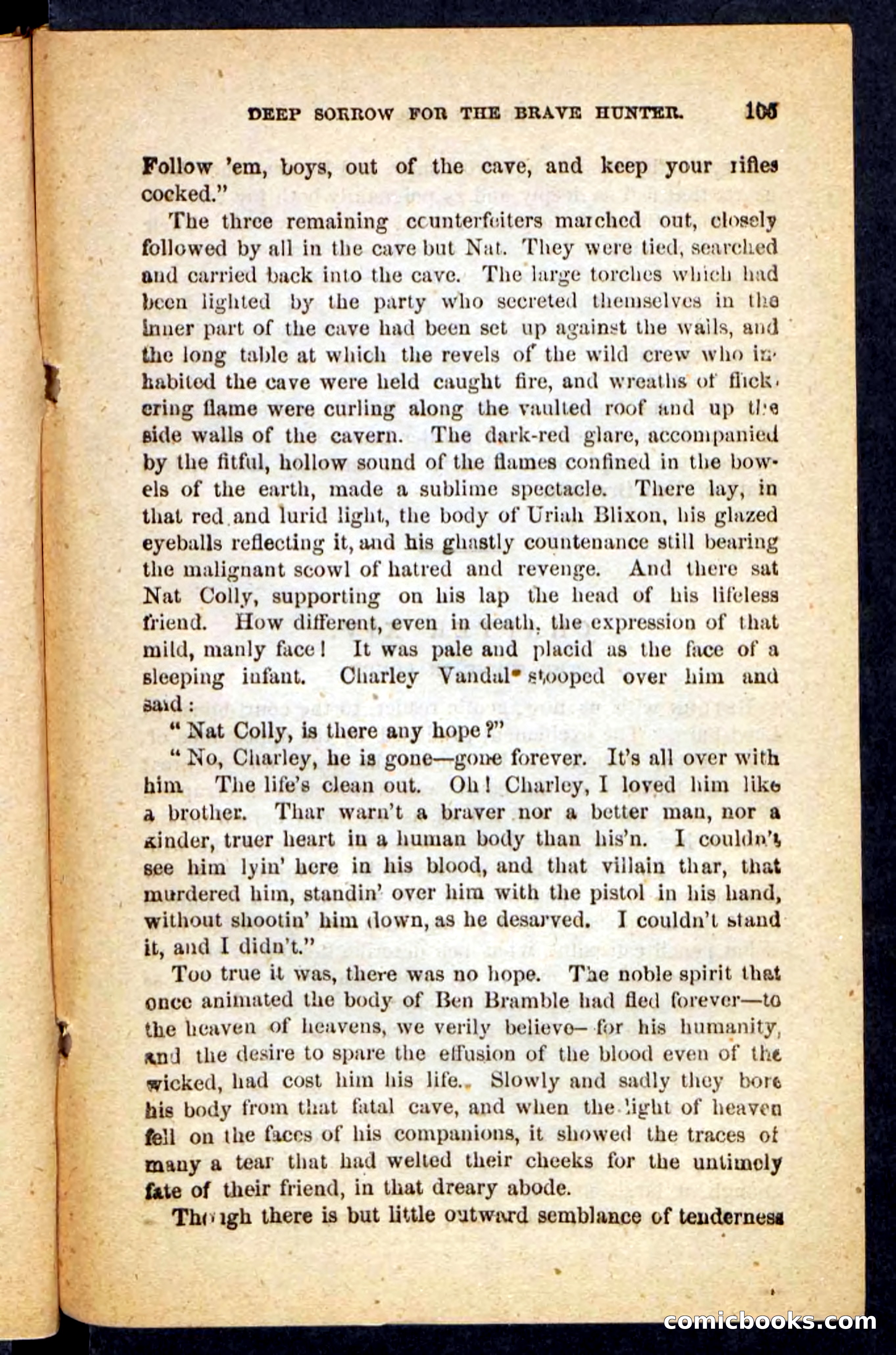 Beadle's Pocket Novels No. 246: Ben Bramble — page 105 of 132