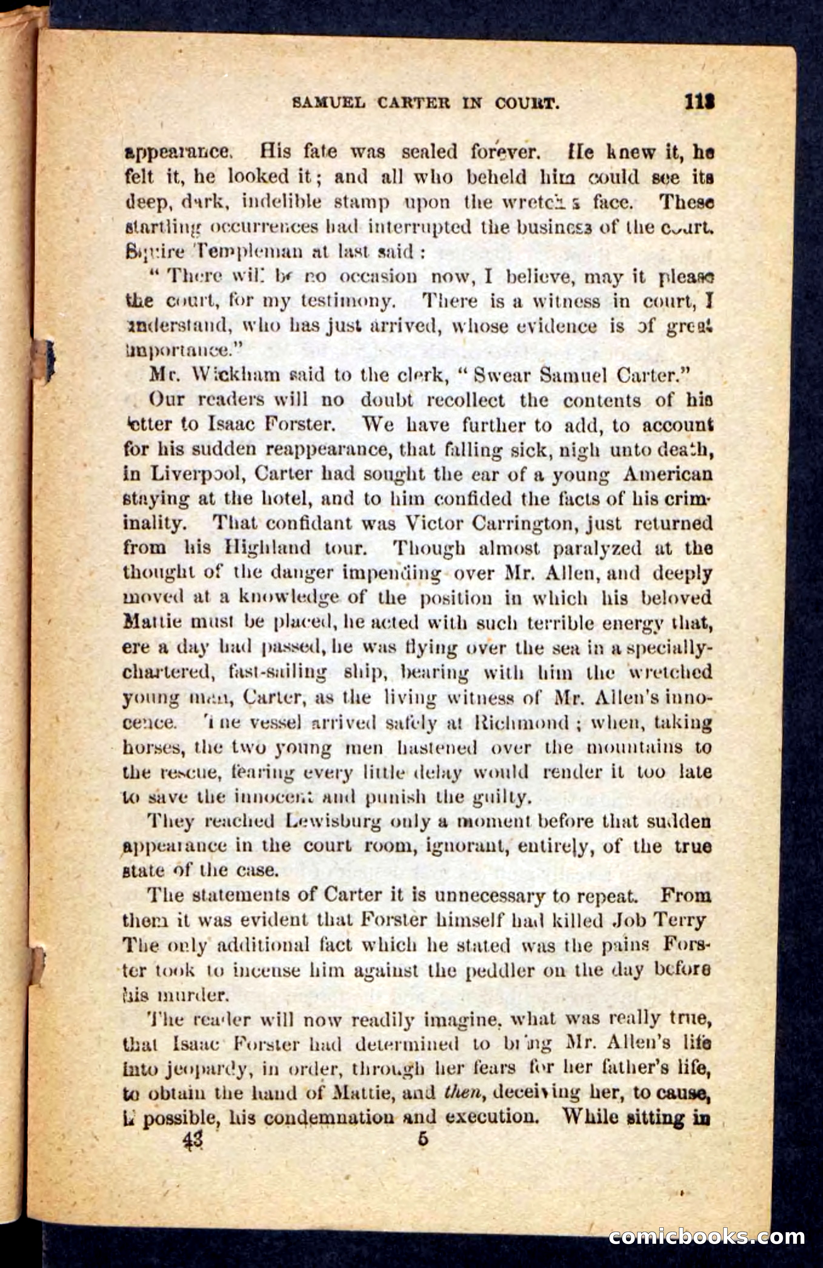 Beadle's Pocket Novels No. 246: Ben Bramble — page 113 of 132
