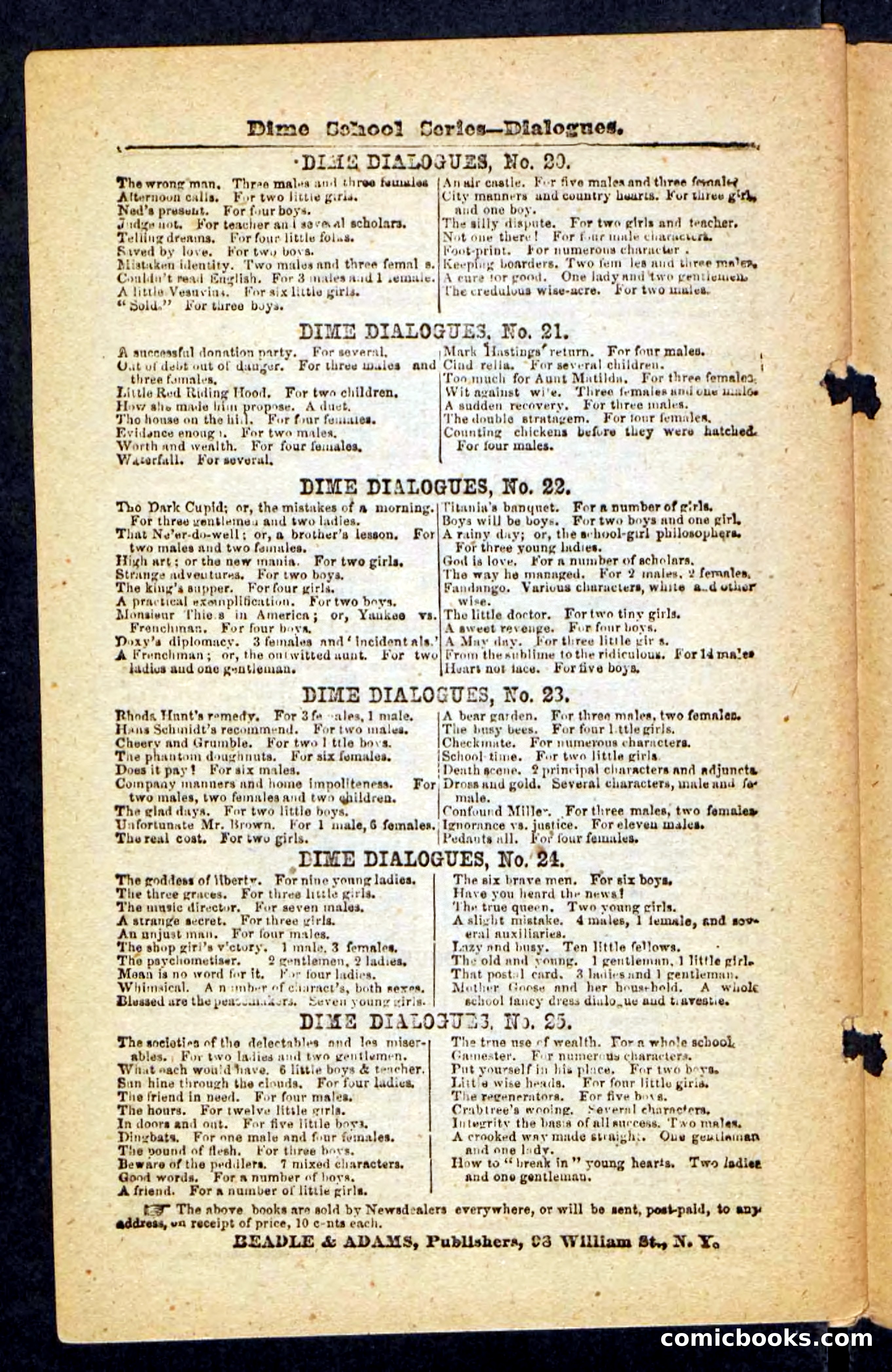 Beadle's Pocket Novels No. 246: Ben Bramble — page 124 of 132