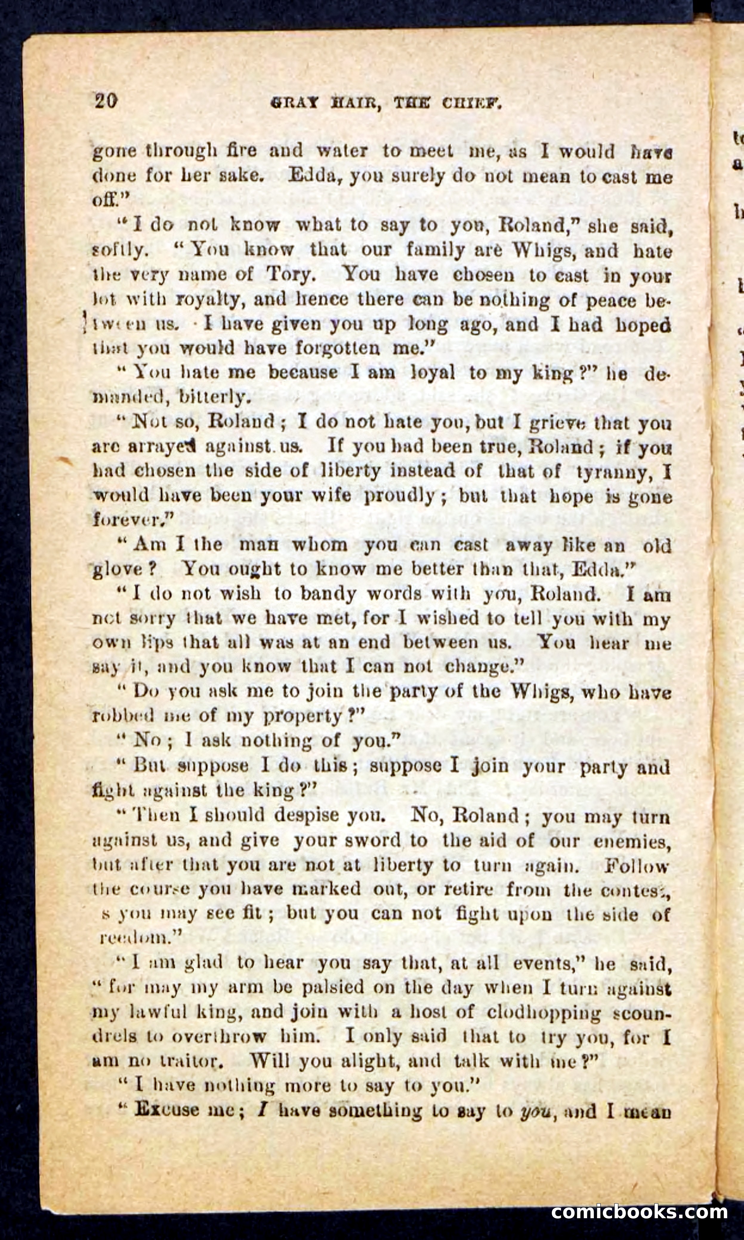 Beadle's Pocket Novels No. 249: Gray Hair, the Chief — page 16 of 100