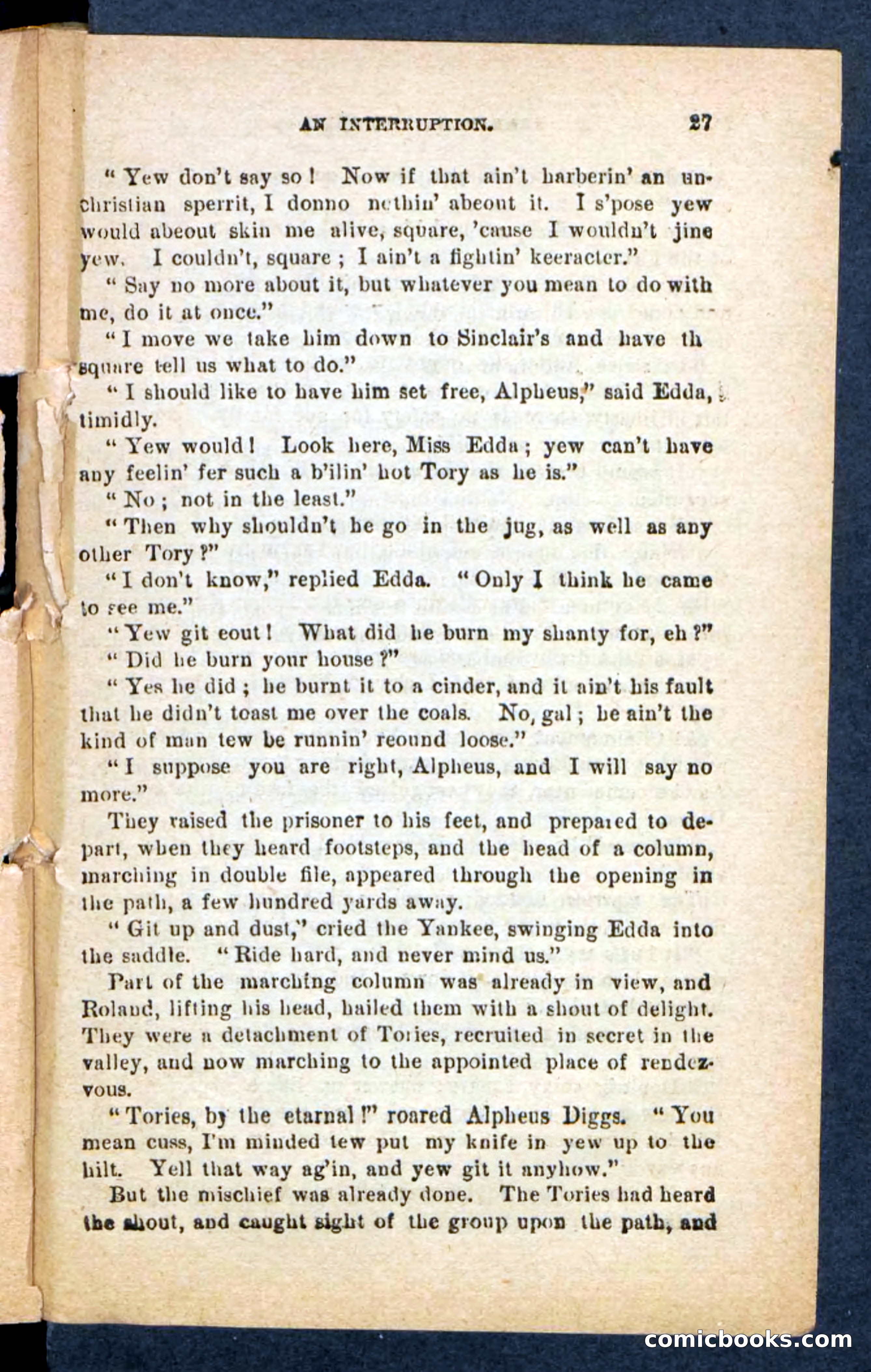 Beadle's Pocket Novels No. 249: Gray Hair, the Chief — page 23 of 100