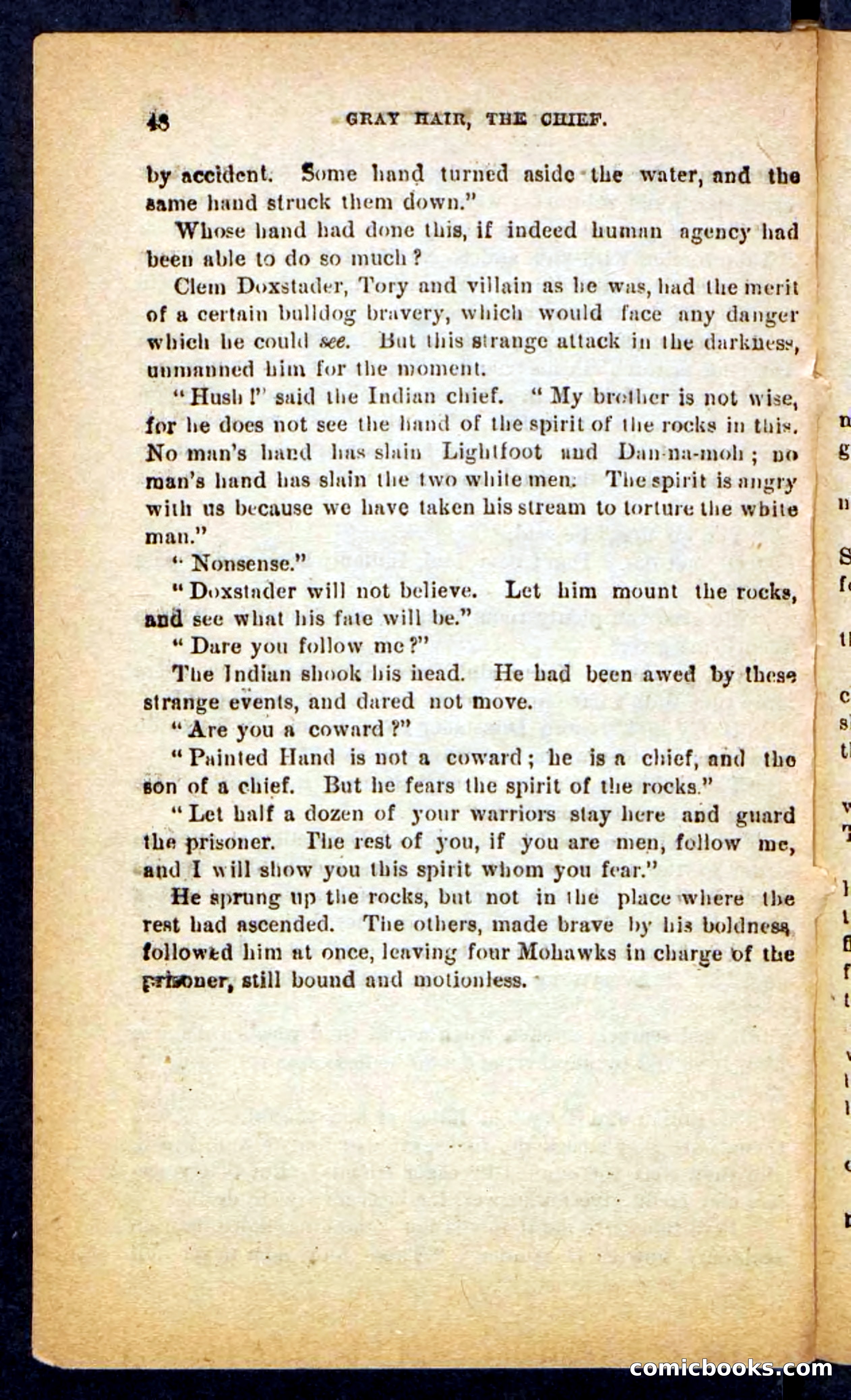 Beadle's Pocket Novels No. 249: Gray Hair, the Chief — page 44 of 100