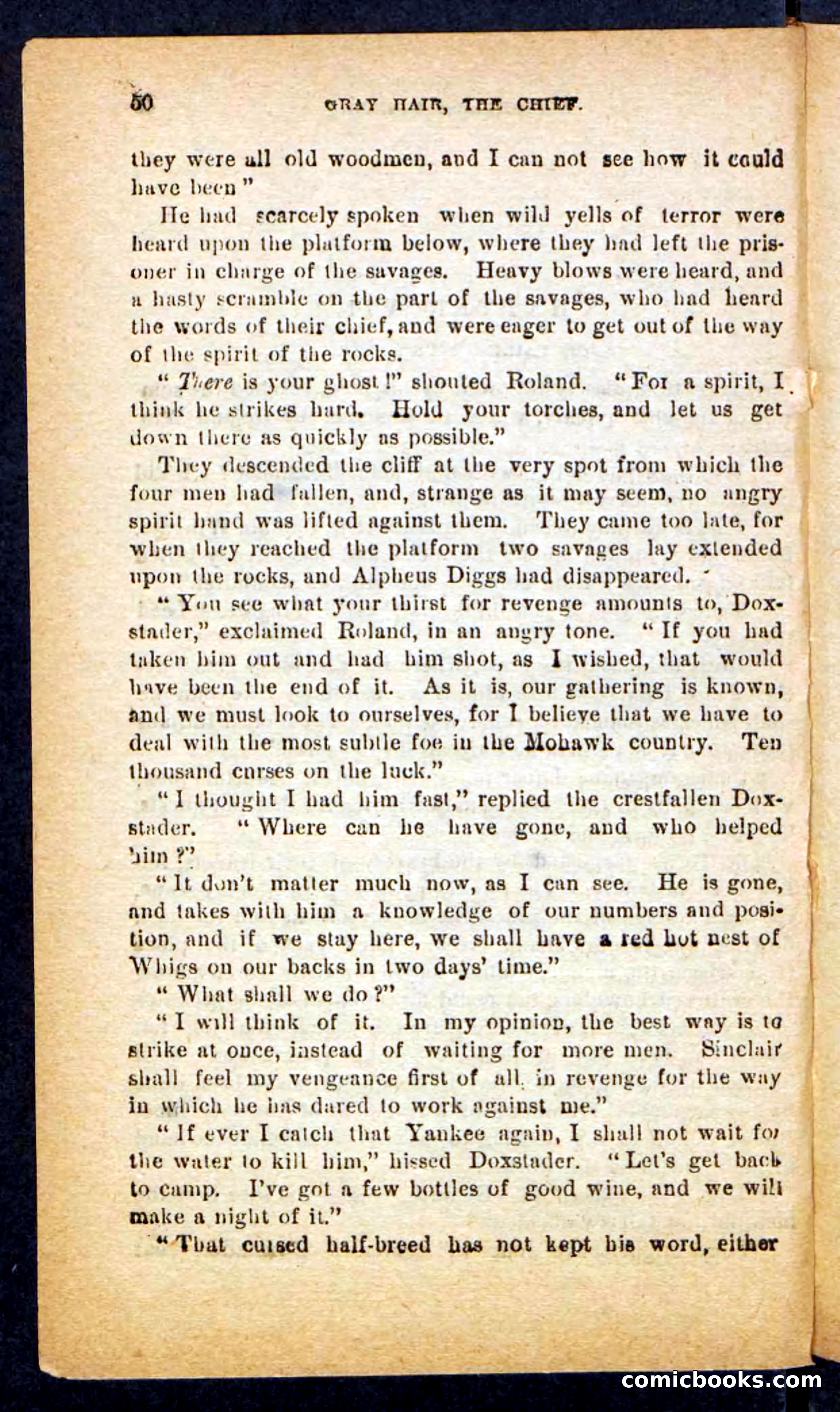 Beadle's Pocket Novels No. 249: Gray Hair, the Chief — page 46 of 100