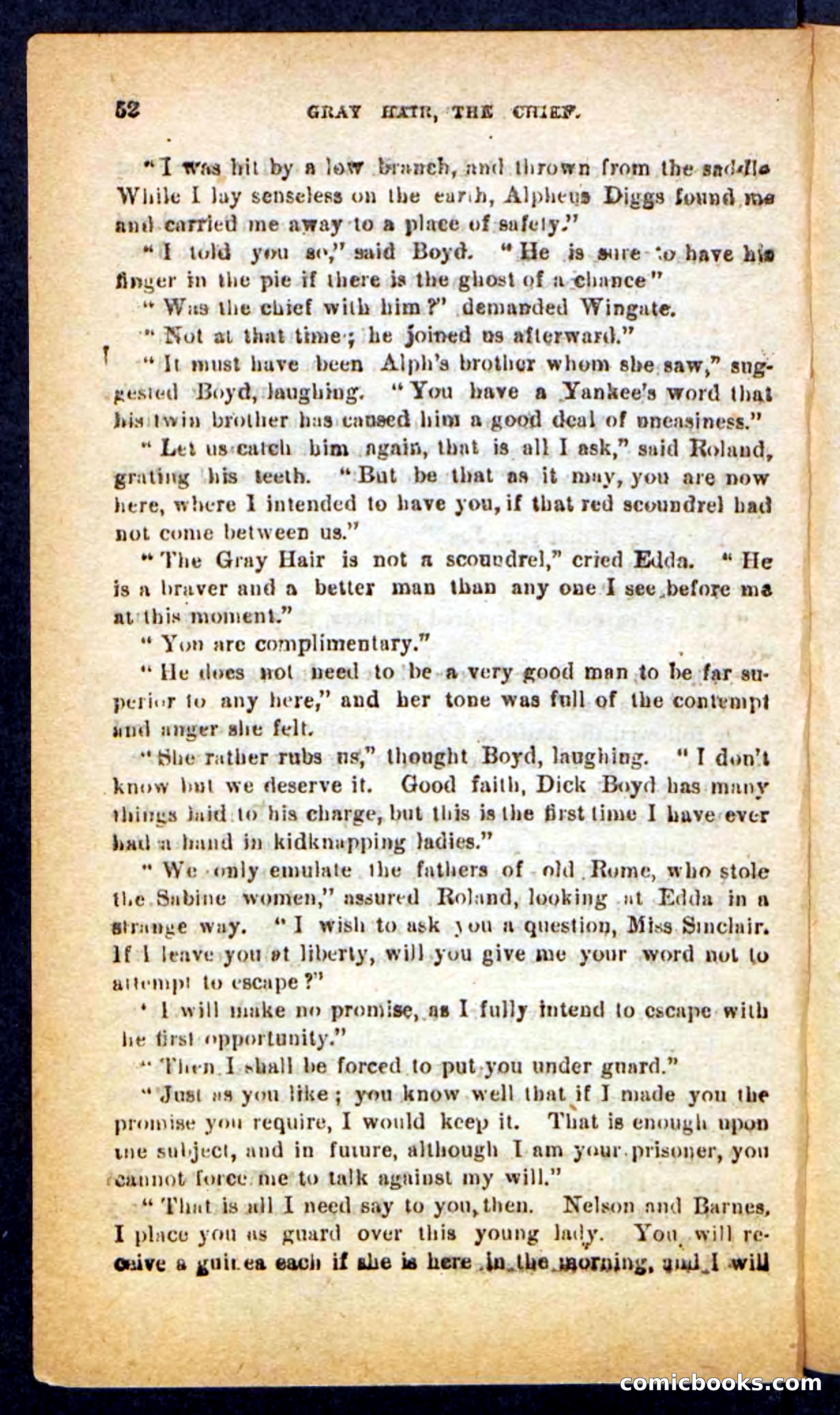 Beadle's Pocket Novels No. 249: Gray Hair, the Chief — page 48 of 100