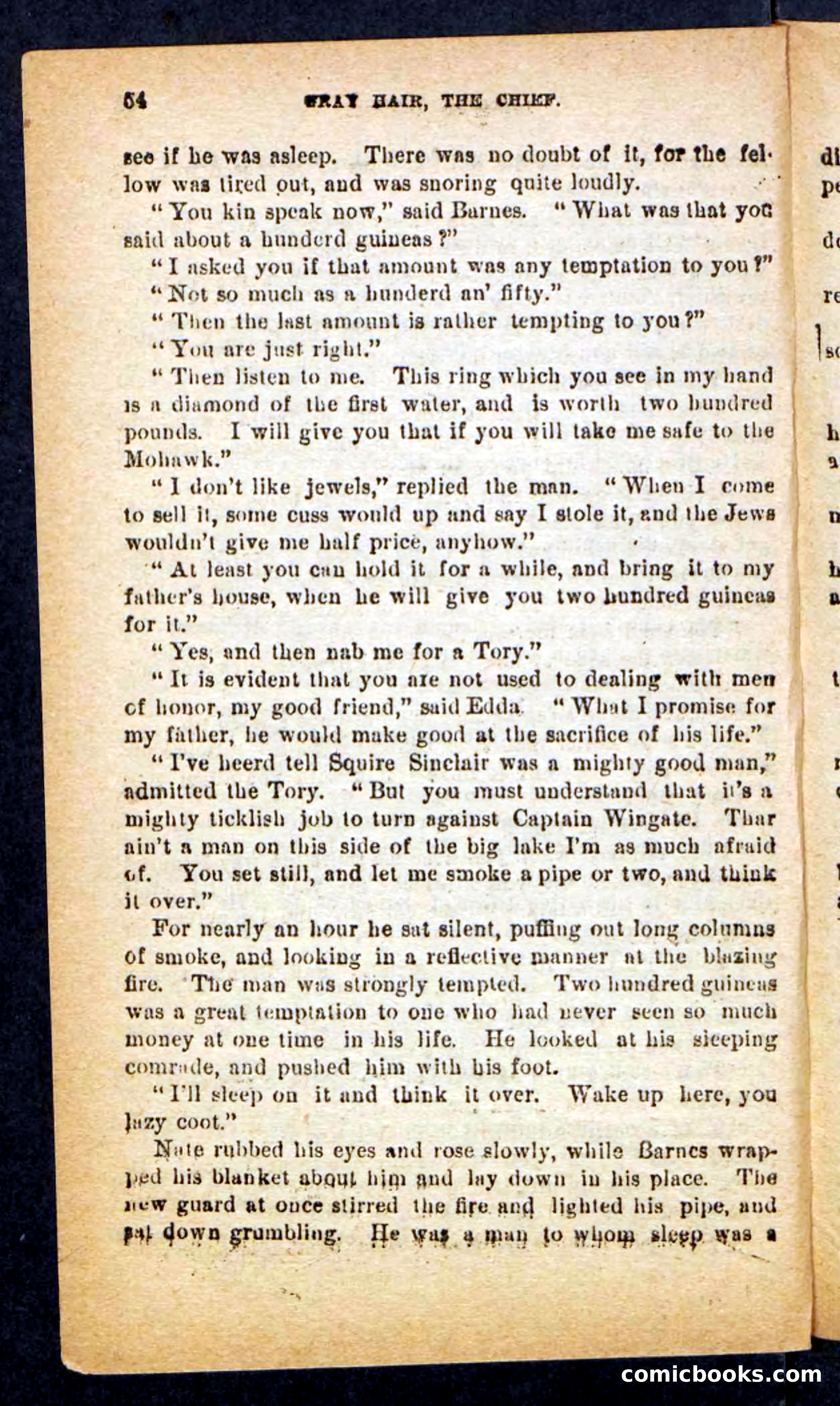 Beadle's Pocket Novels No. 249: Gray Hair, the Chief — page 50 of 100